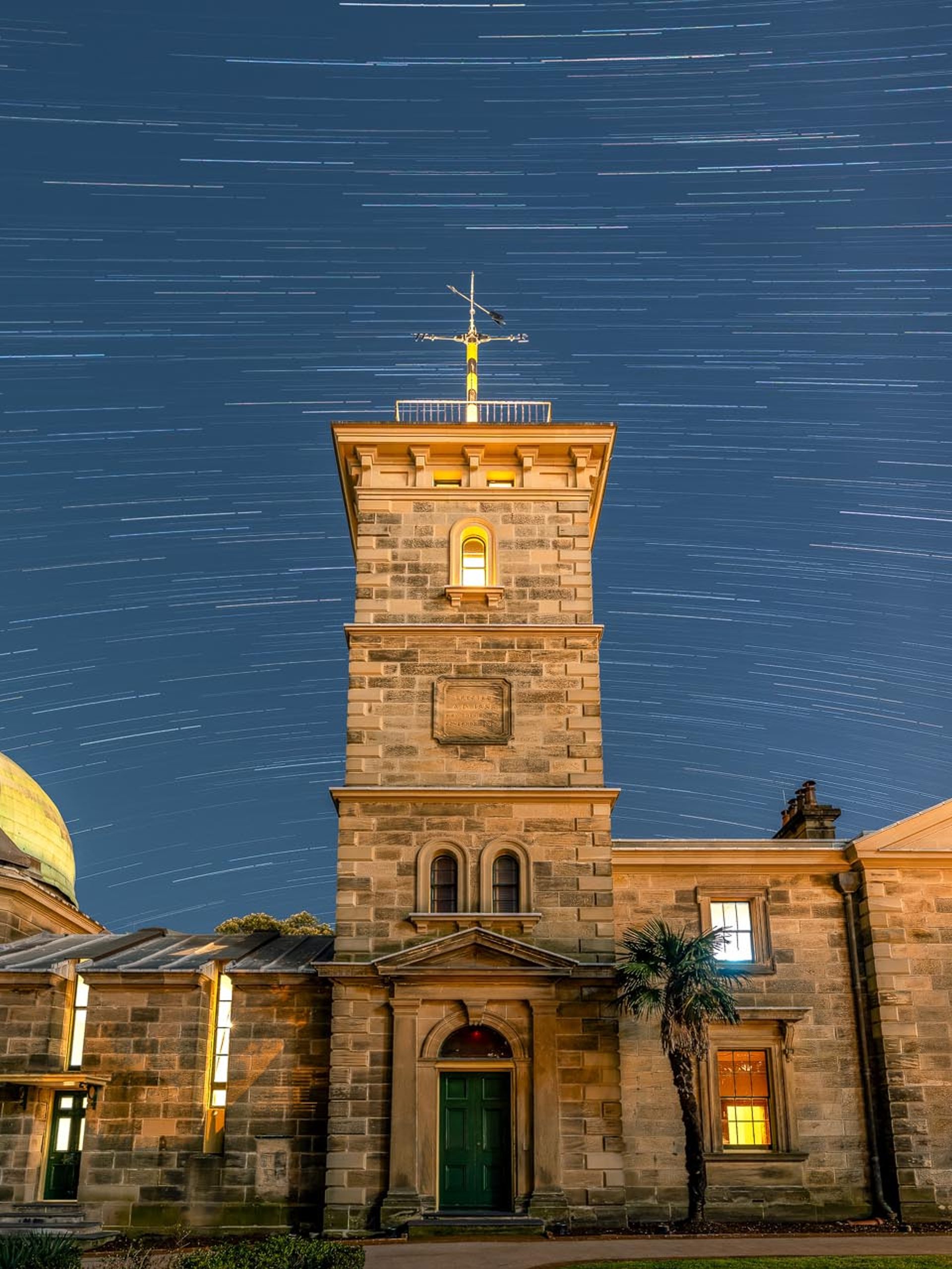Star trails above Sydney Observatory