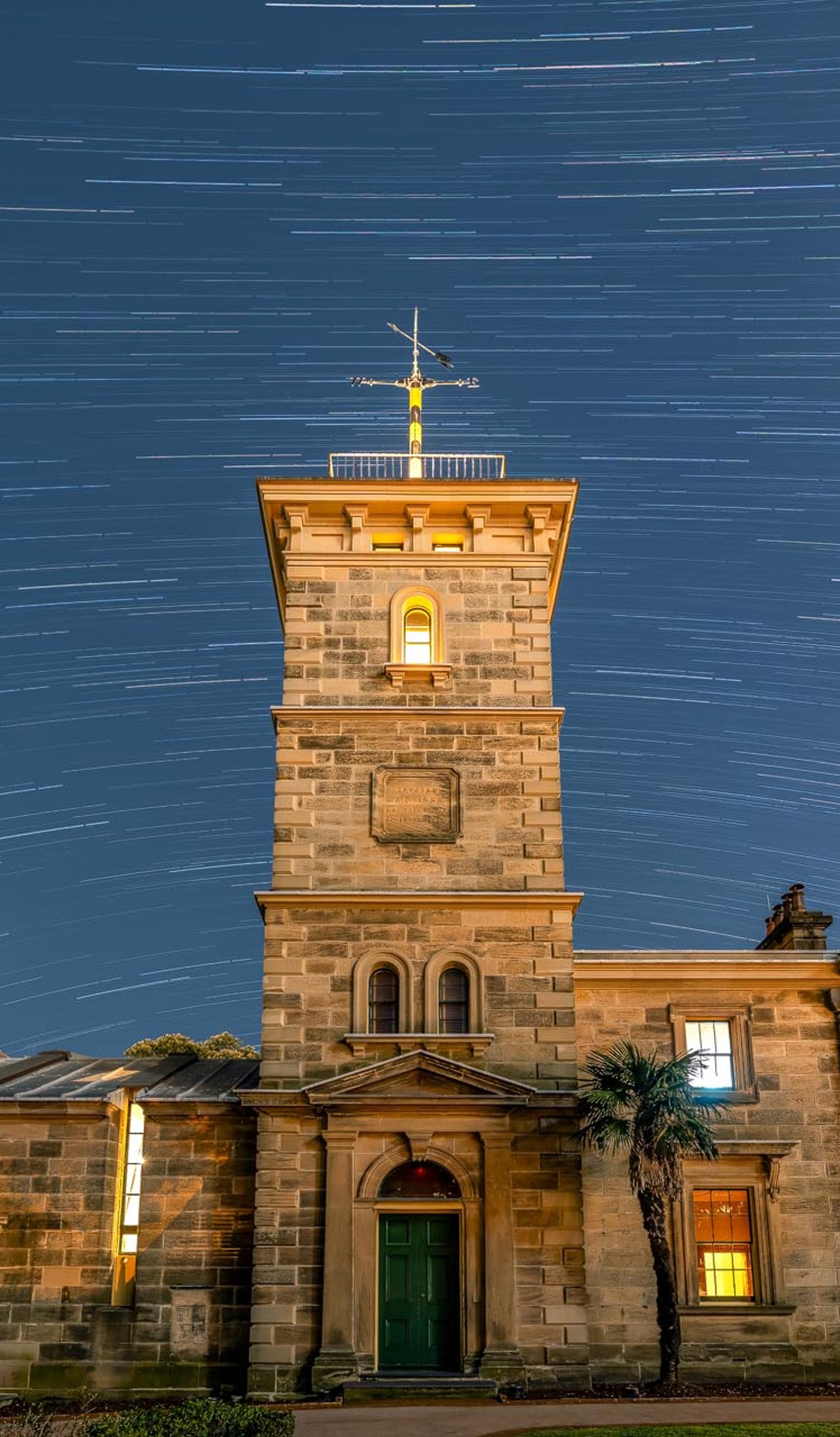 Star trails above Sydney Observatory