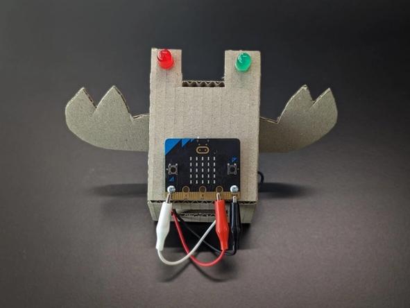 Family micro:bit Cardboard Robots