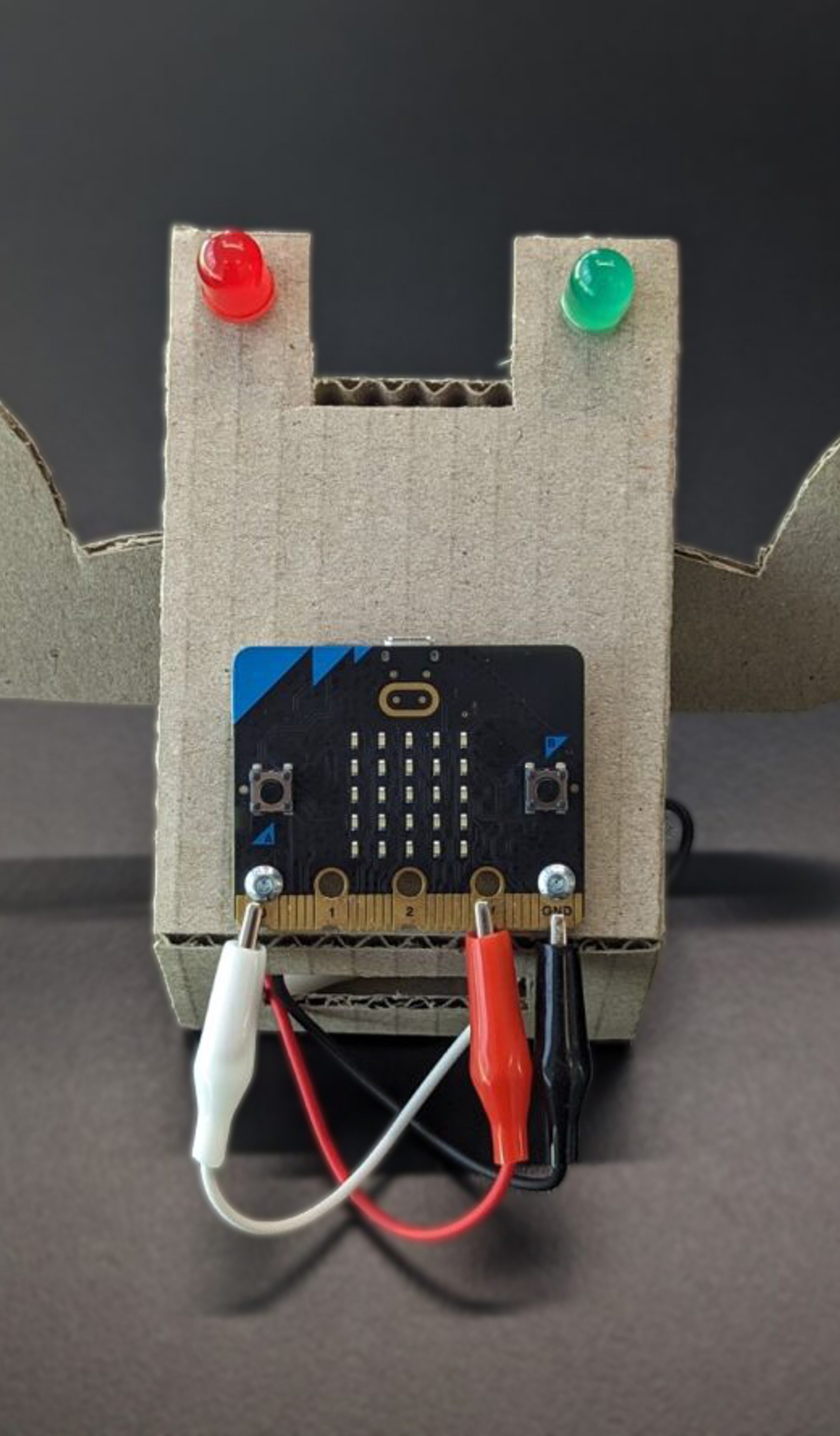 Family micro:bit Cardboard Robots
