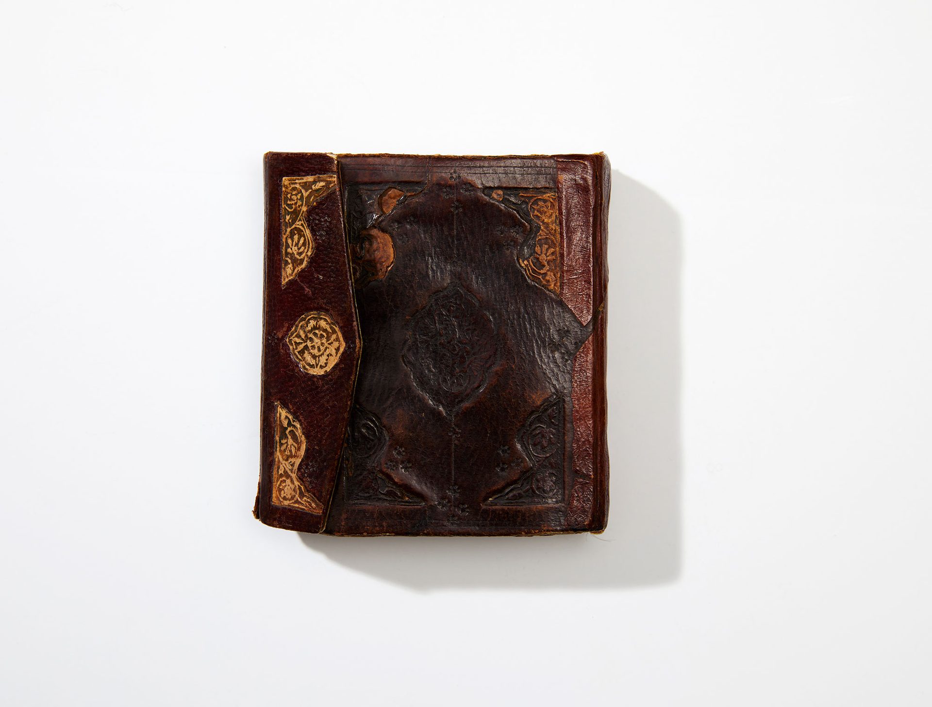 Colour photograph of front cover of Quran