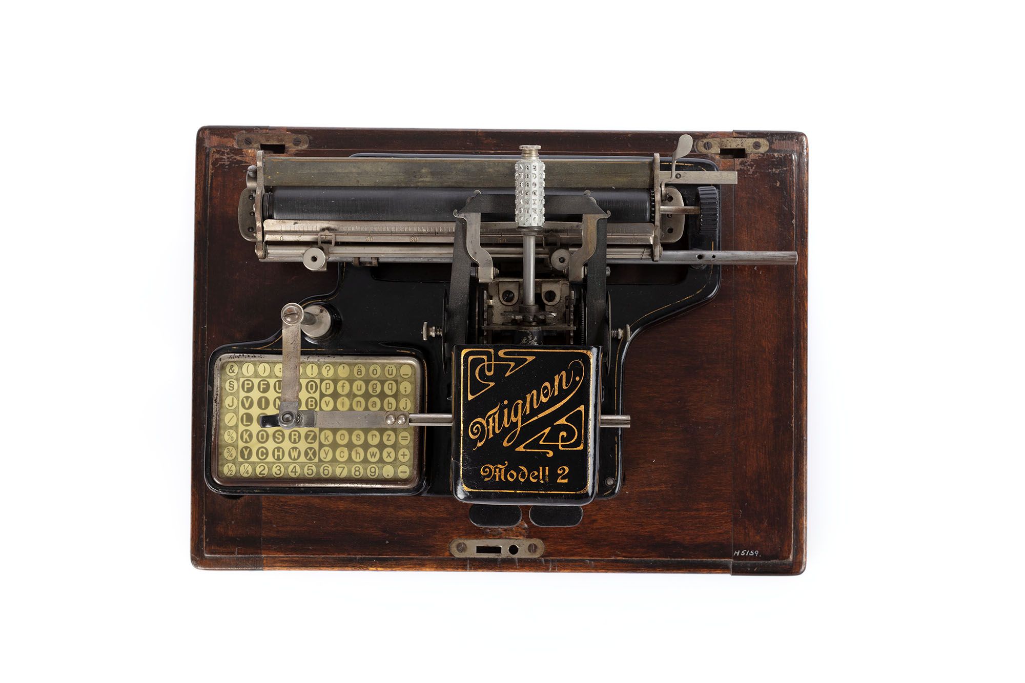 Part of Mignon 'Stylus' typewriter