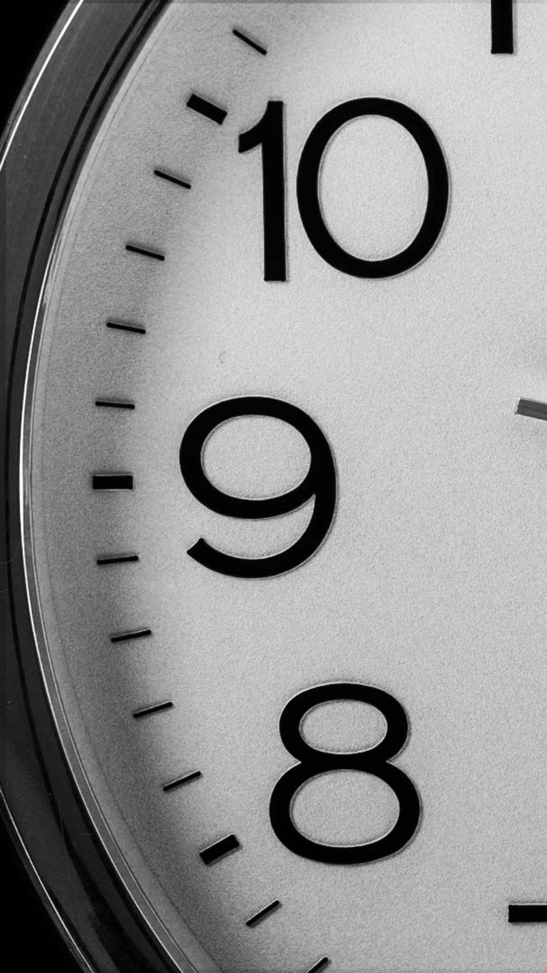 A close up of a clock face.