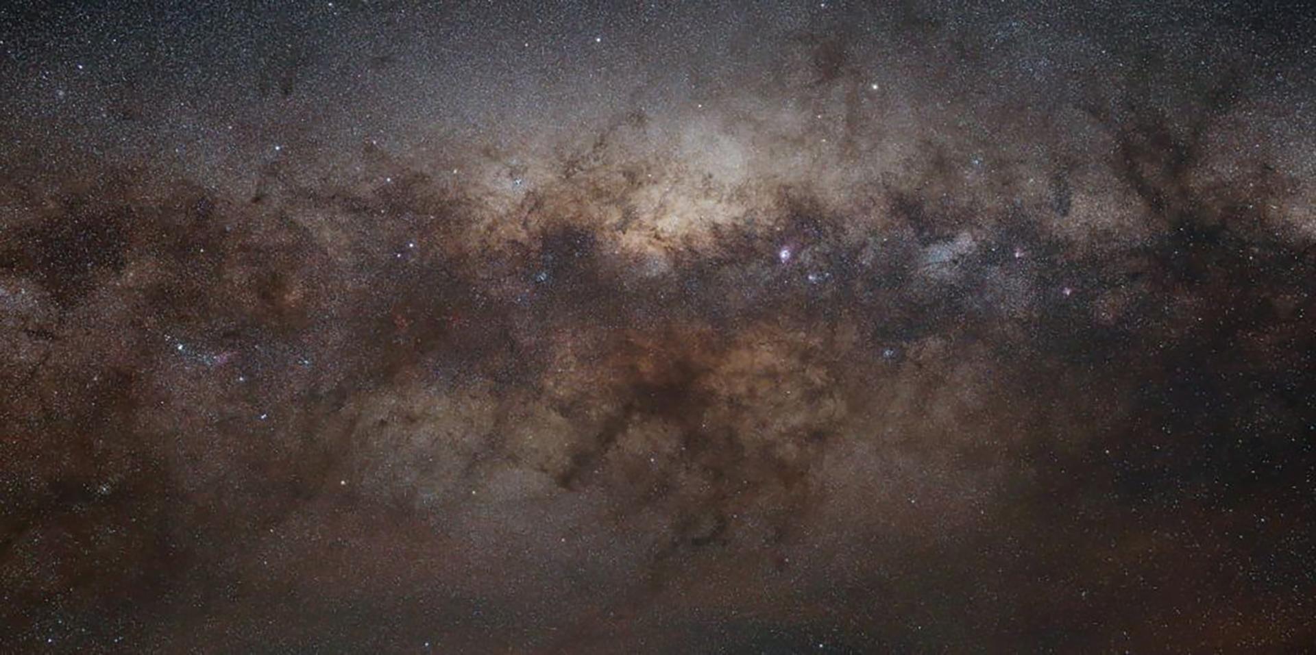 A purple and white constellation