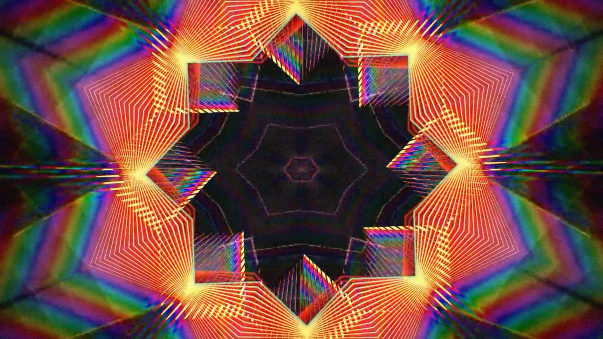 Kaleidoscope rainbow