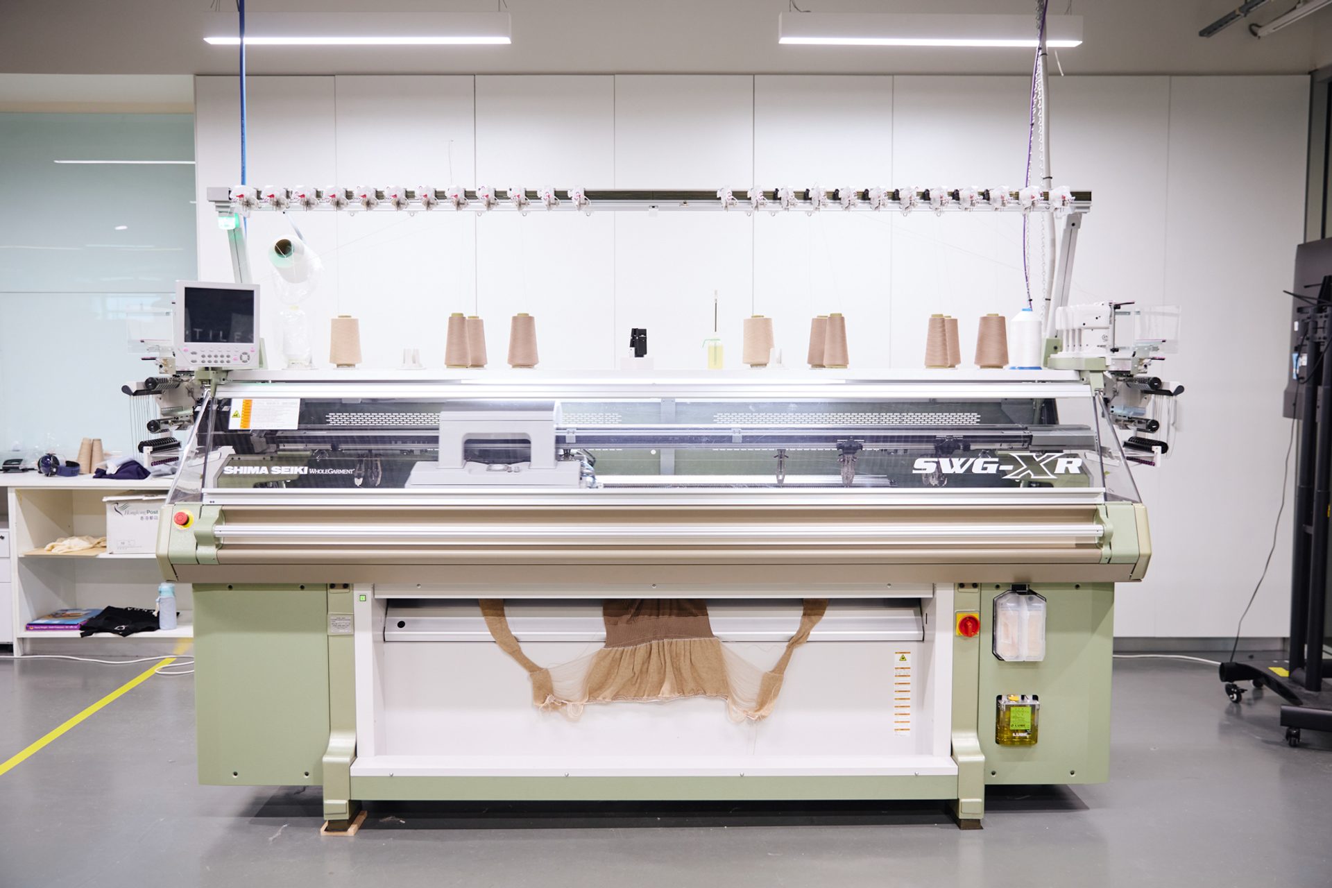 Shima Seiki WHOLEGARMENT ® knit machine.
