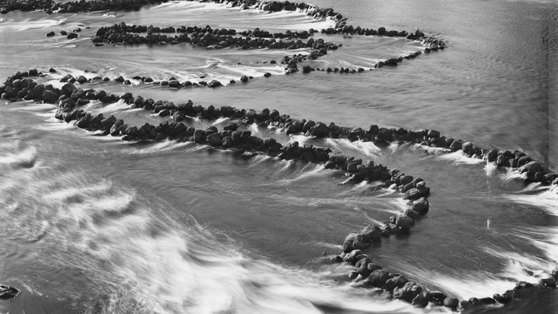 A silver gelatin dry plate glass negative in landscape format.