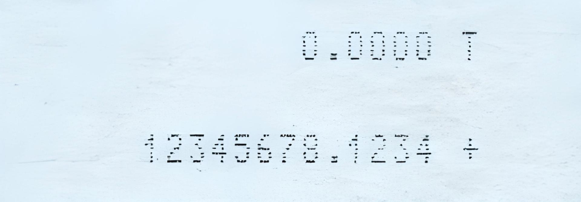 Blue paper with dotted numbering.