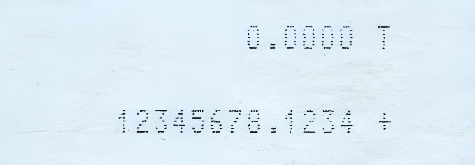 Blue paper with dotted numbering.