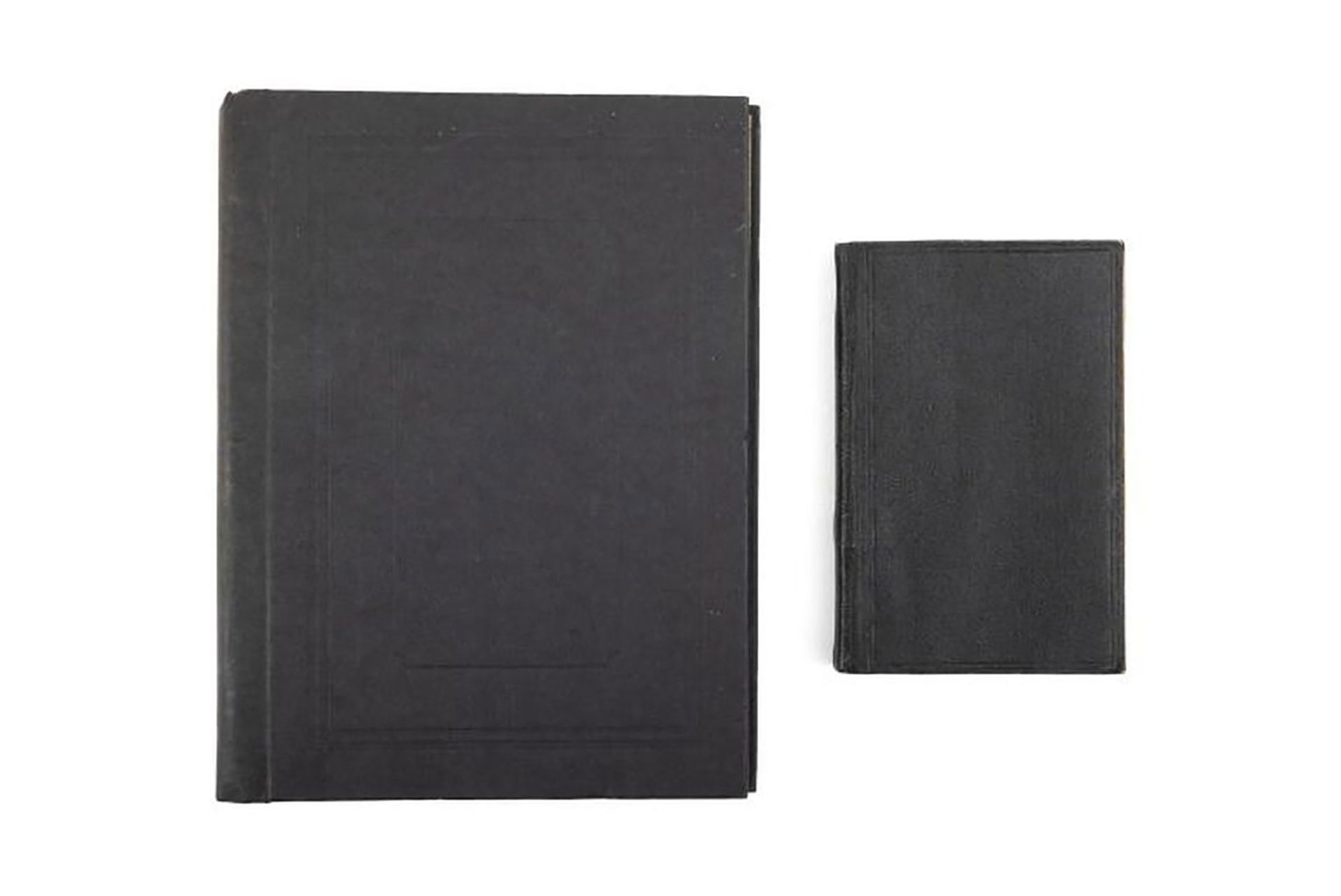 Diary of 328 lined pages with cloth cover and alpabetical index pages.