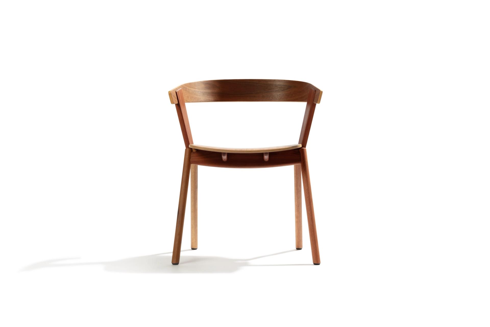 Front facing preview of a wooden chair.