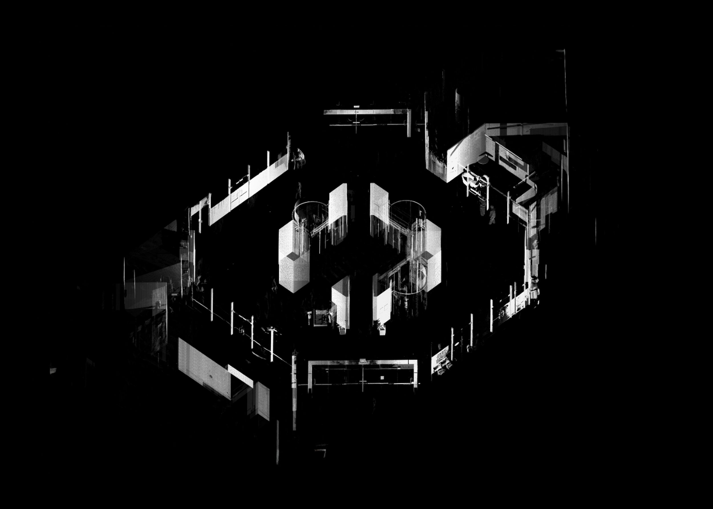 LiDAR scan of Octagon Building Atrium.