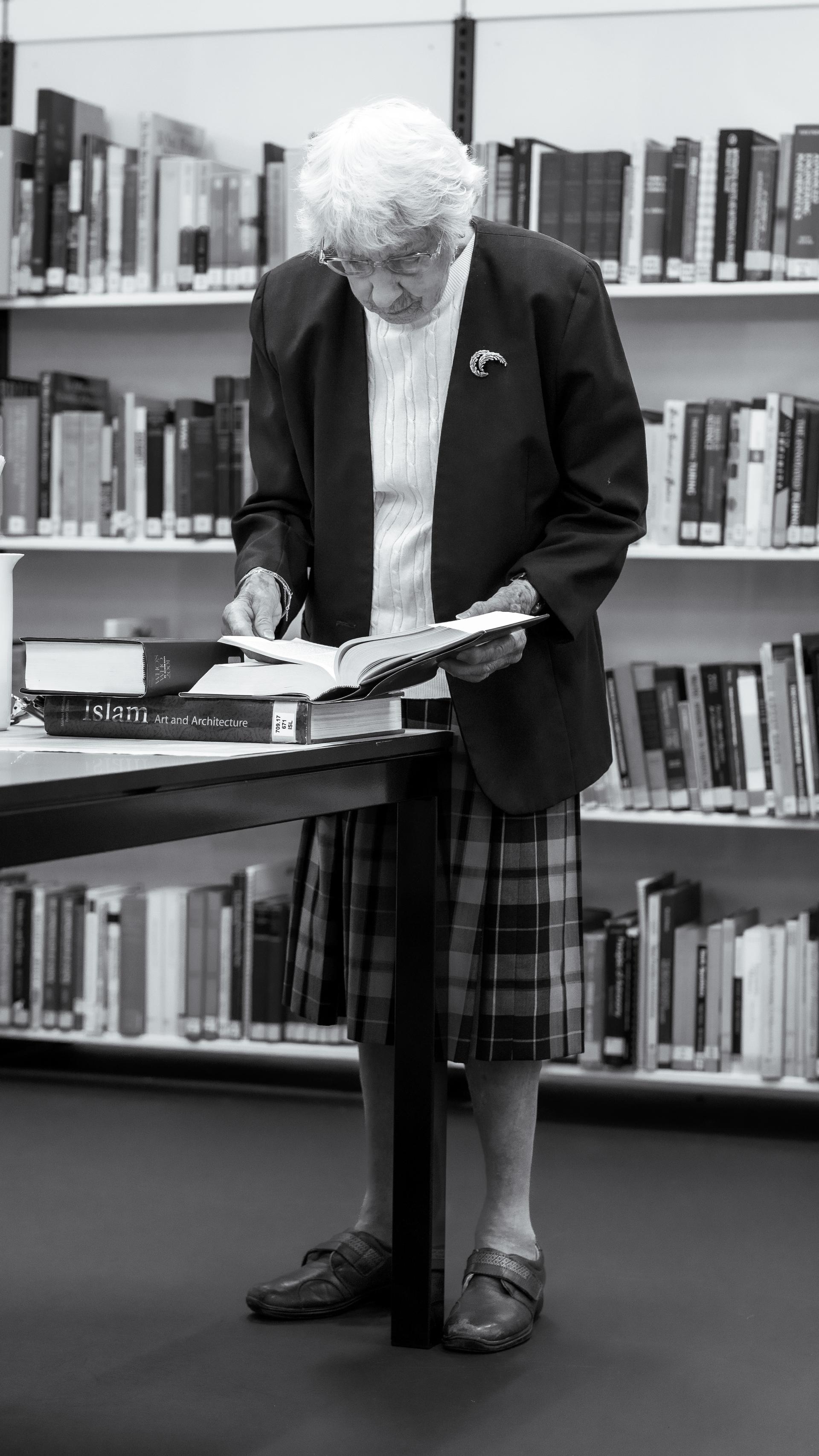 Meg Stevenson at Powerhouse Ultimo Research Library