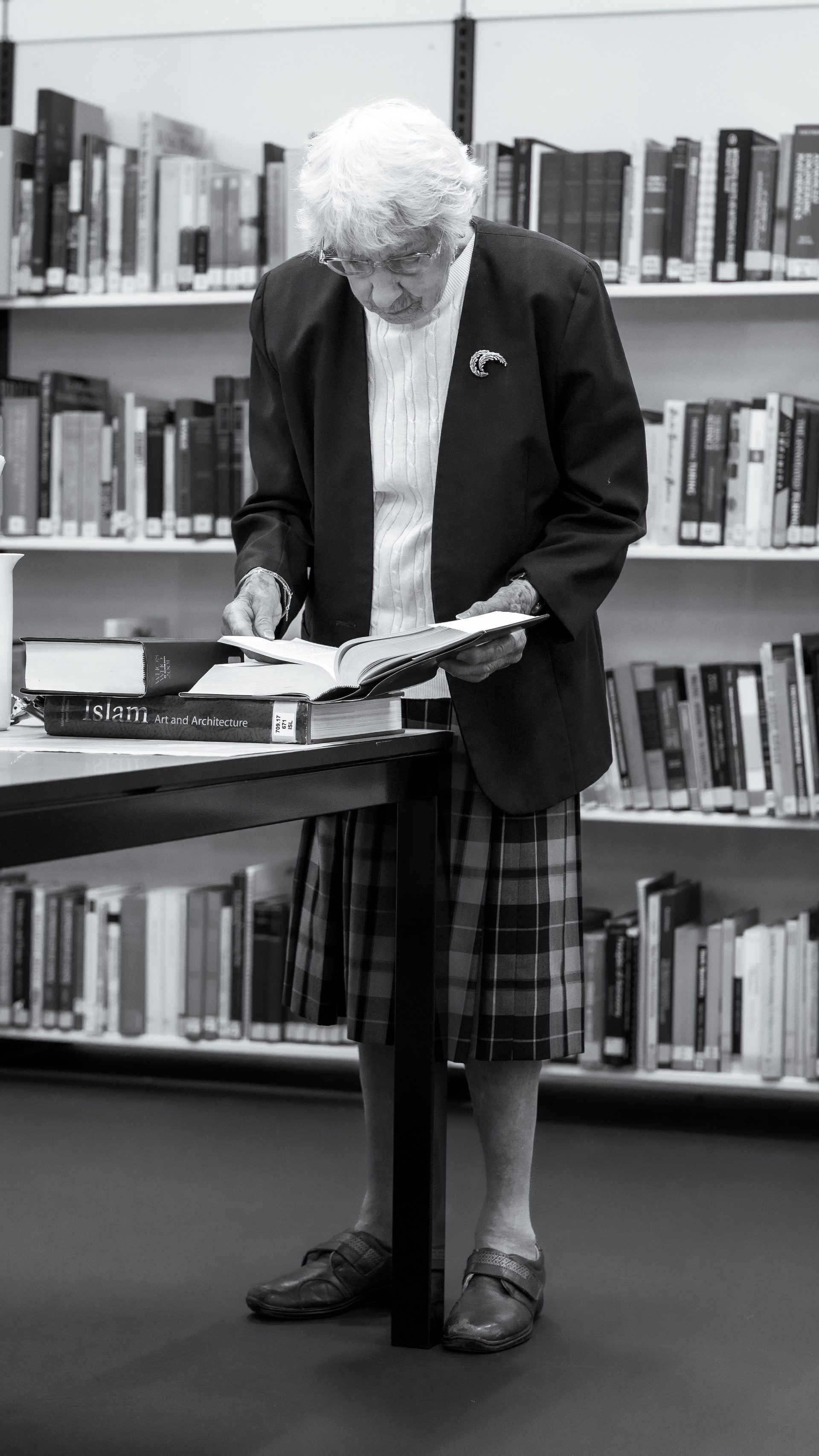 Meg Stevenson at Powerhouse Ultimo Research Library