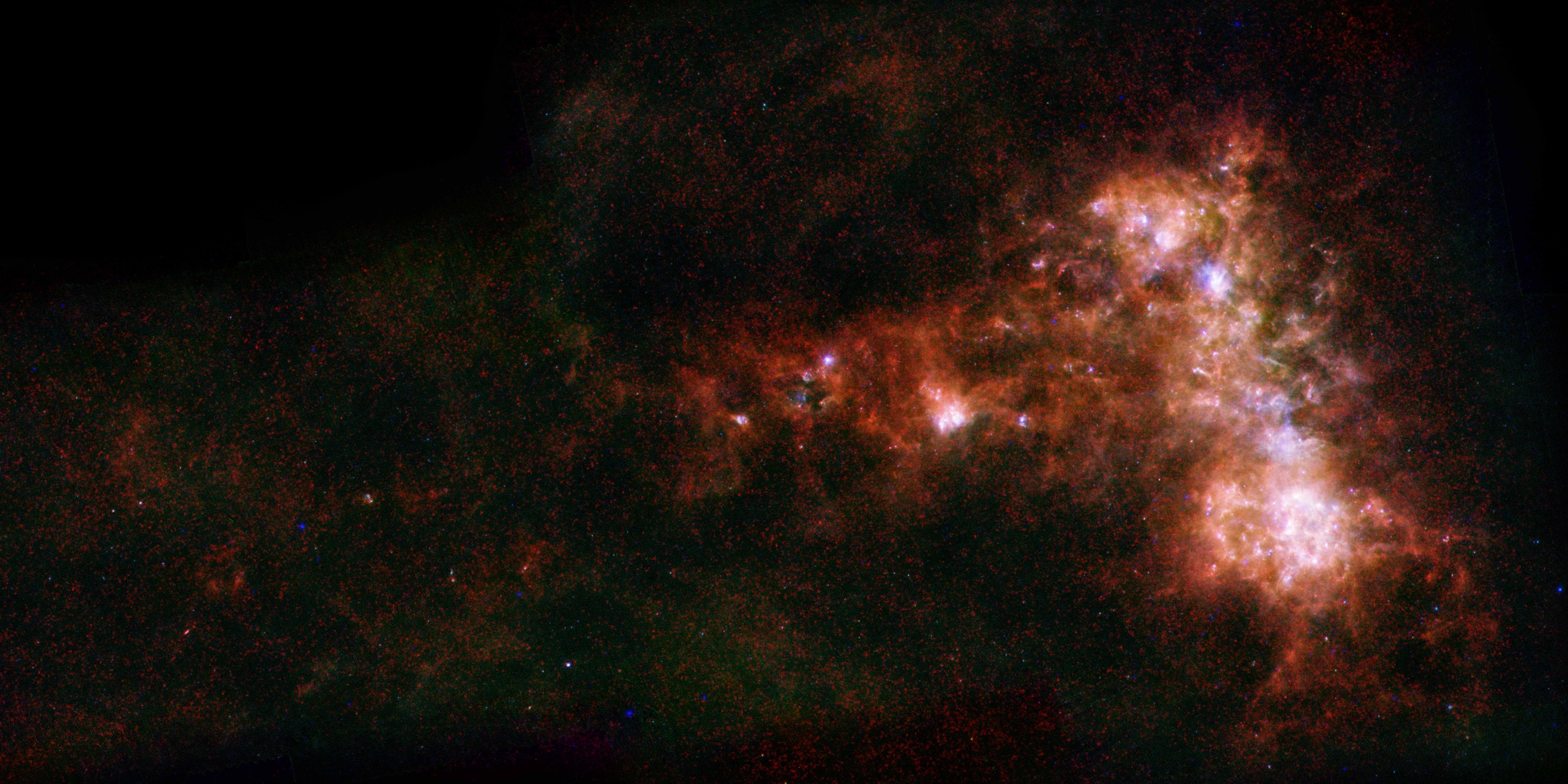 Small Magellanic Cloud in space.