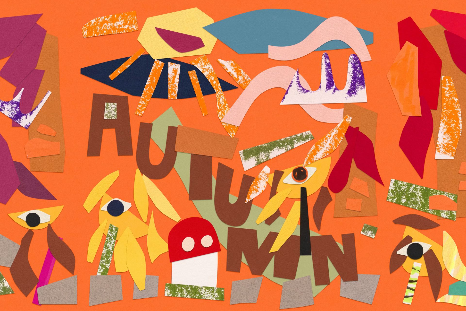 Autumn paper artwork.