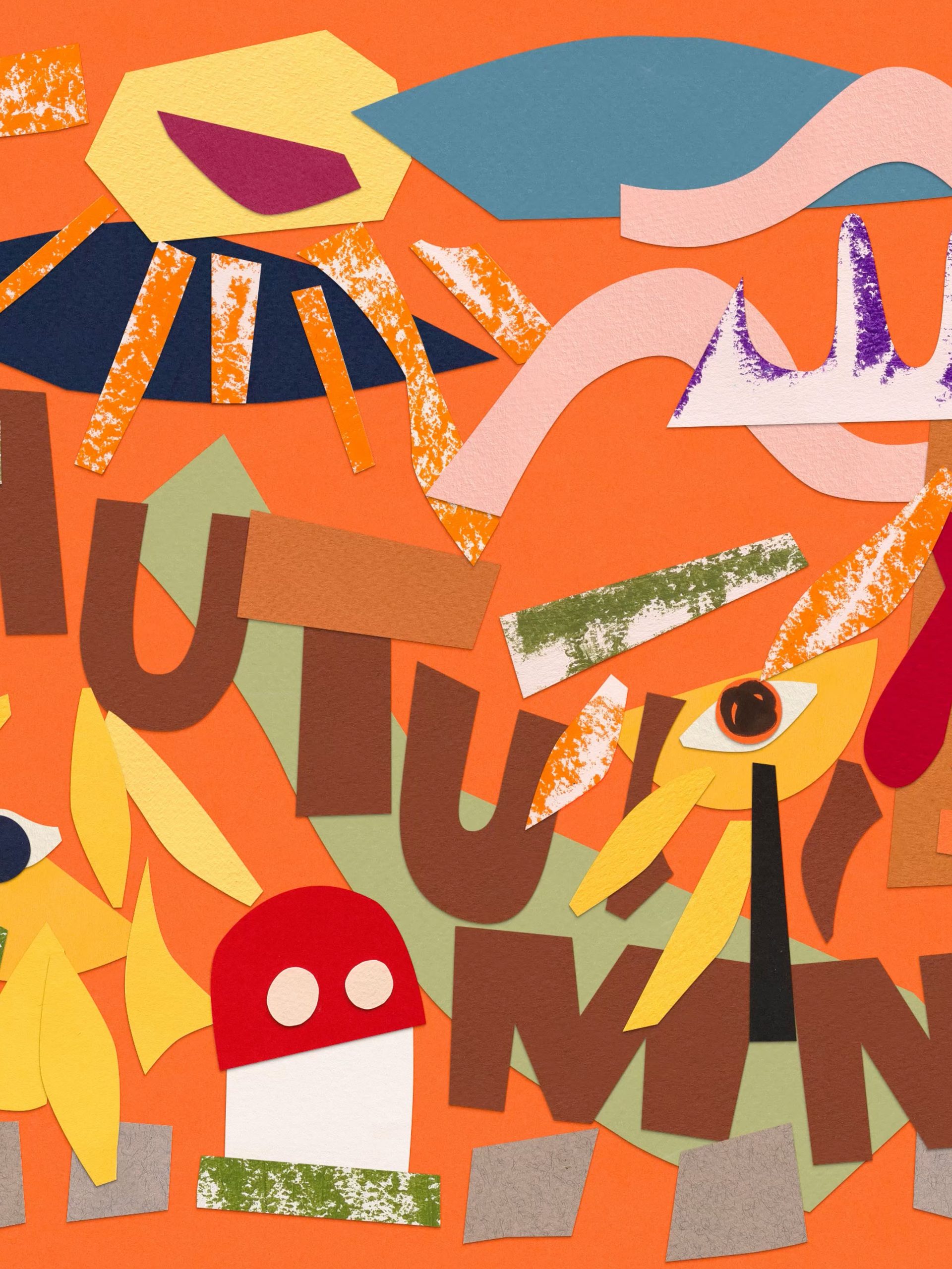 Autumn paper artwork.