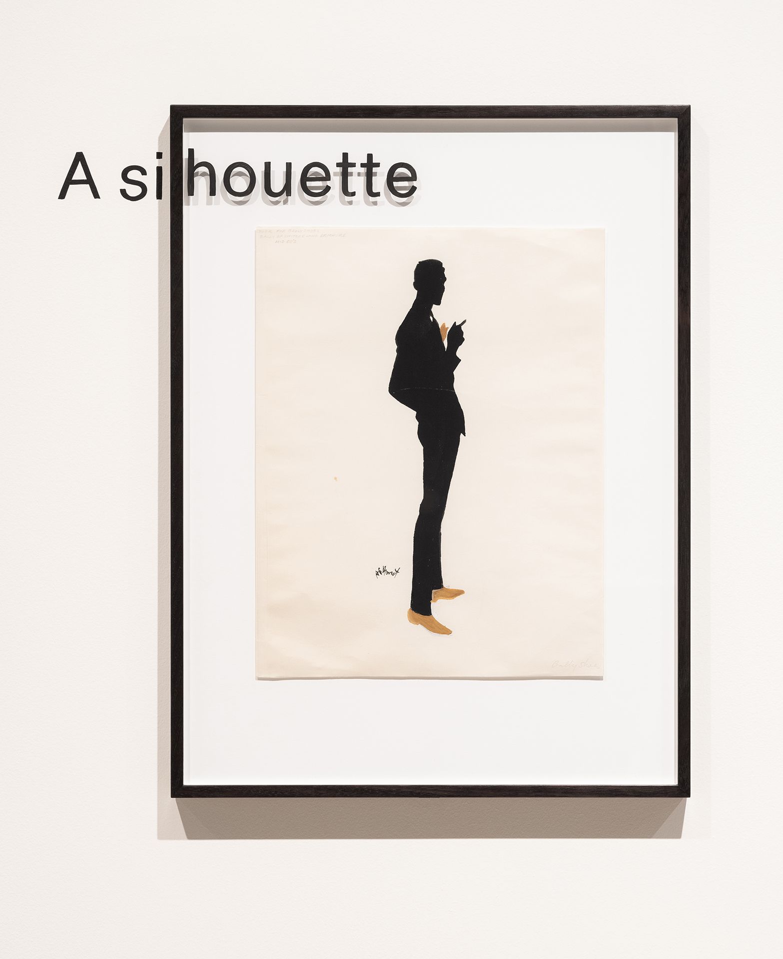 A silhouette drawing