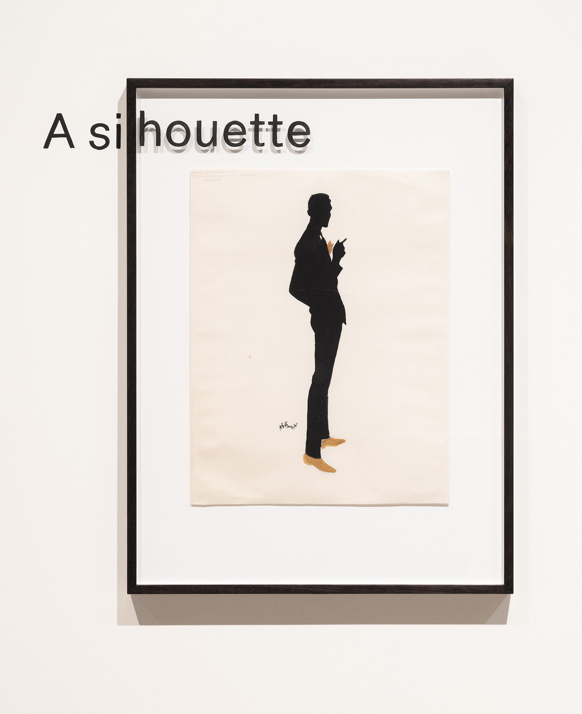 A silhouette drawing