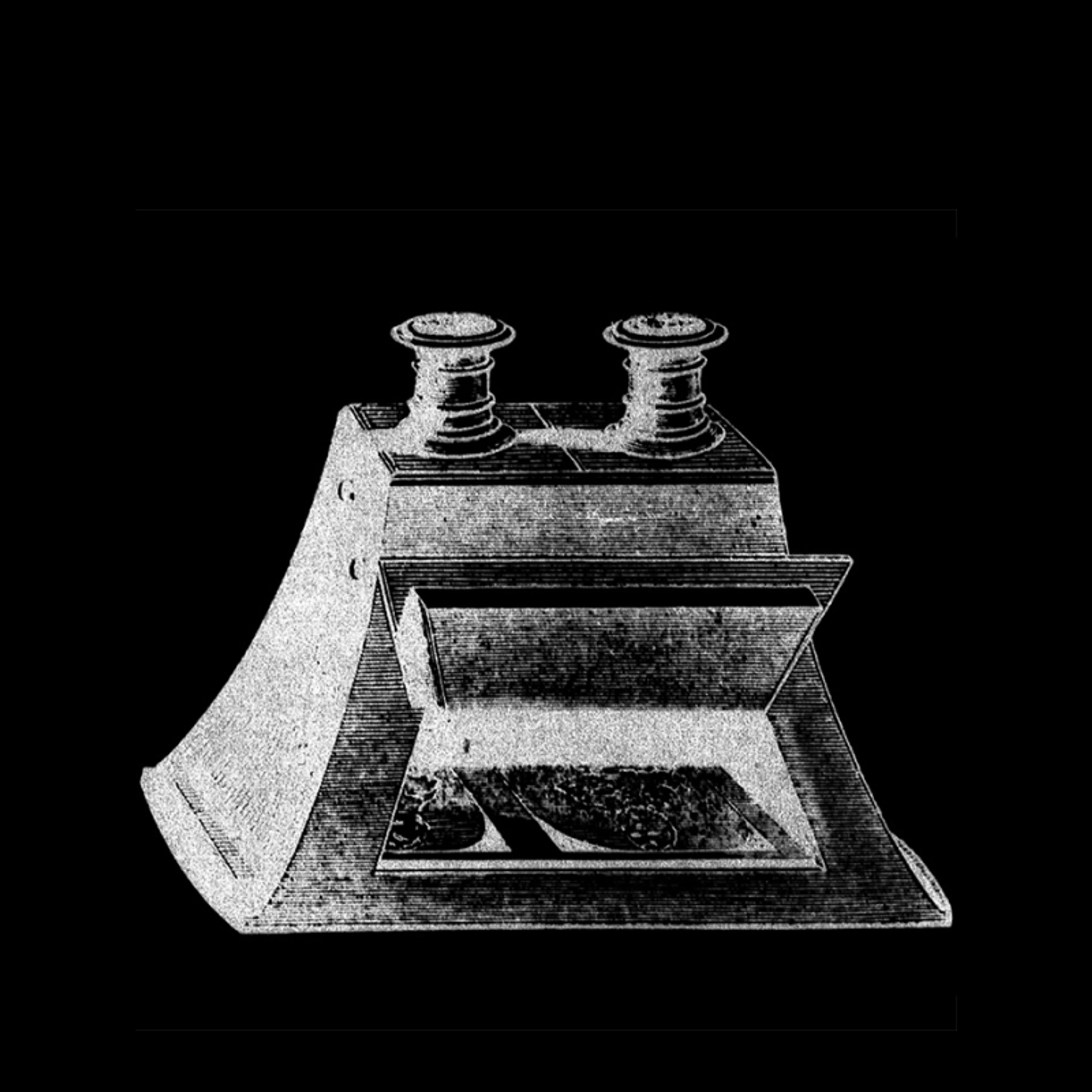 Sketch of a Victorian stereoviewer