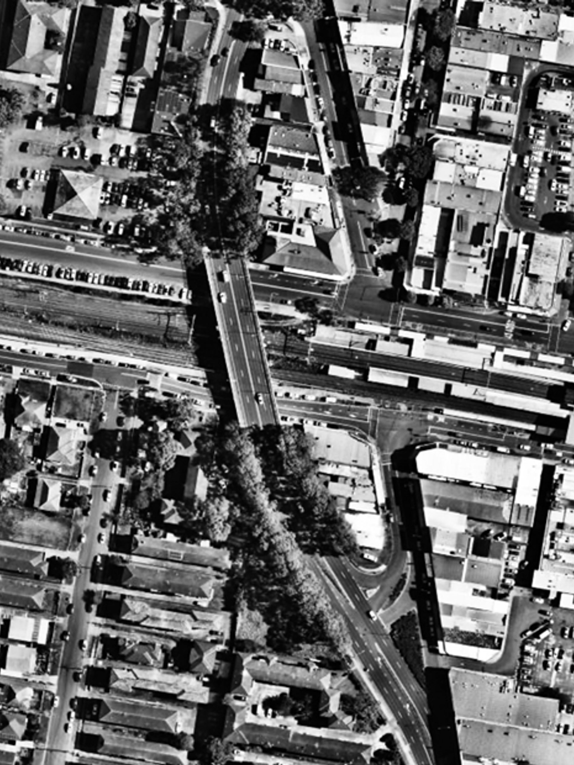 Overhead shot of Cabramatta