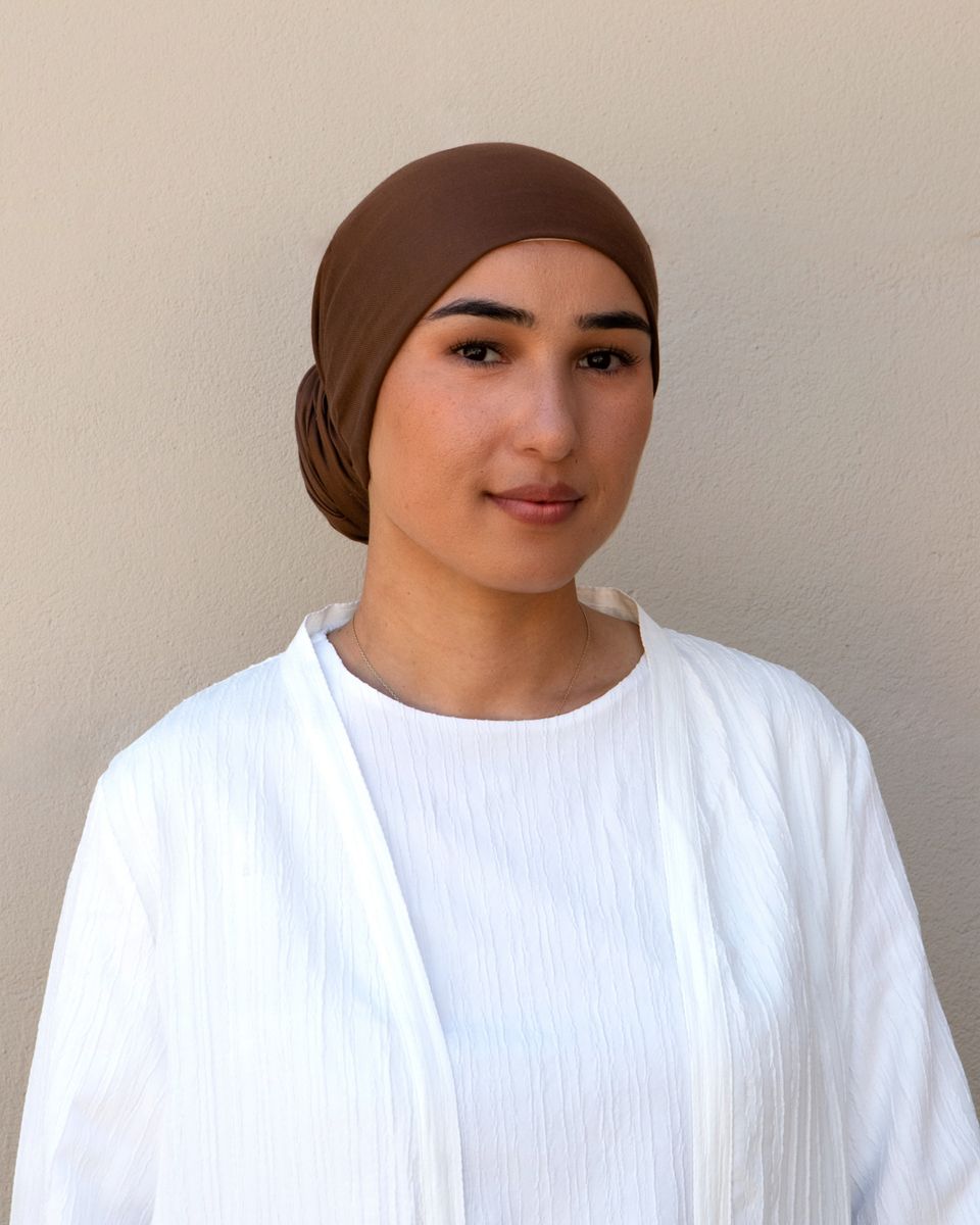 Figure looking at camera