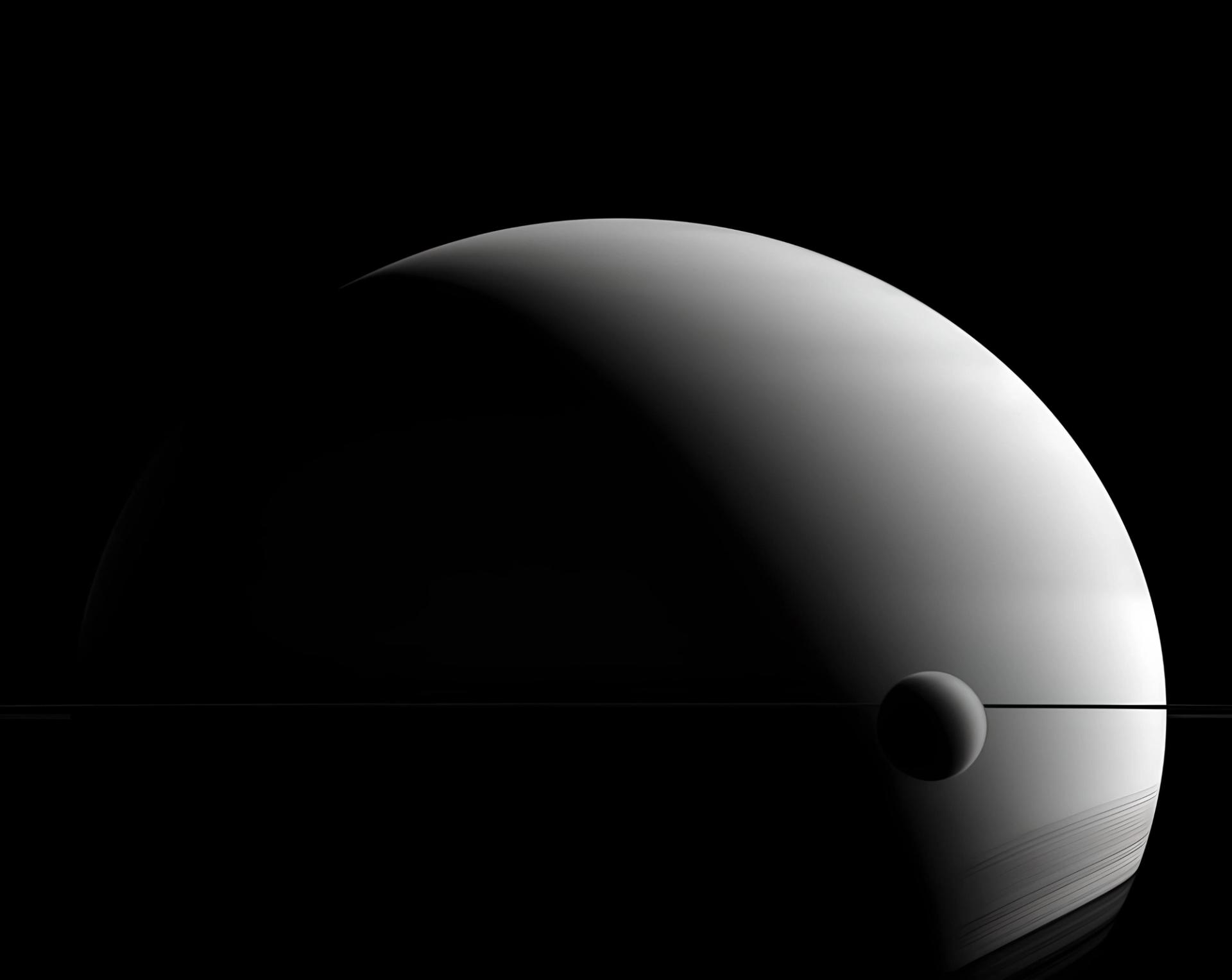 Titan and Saturn