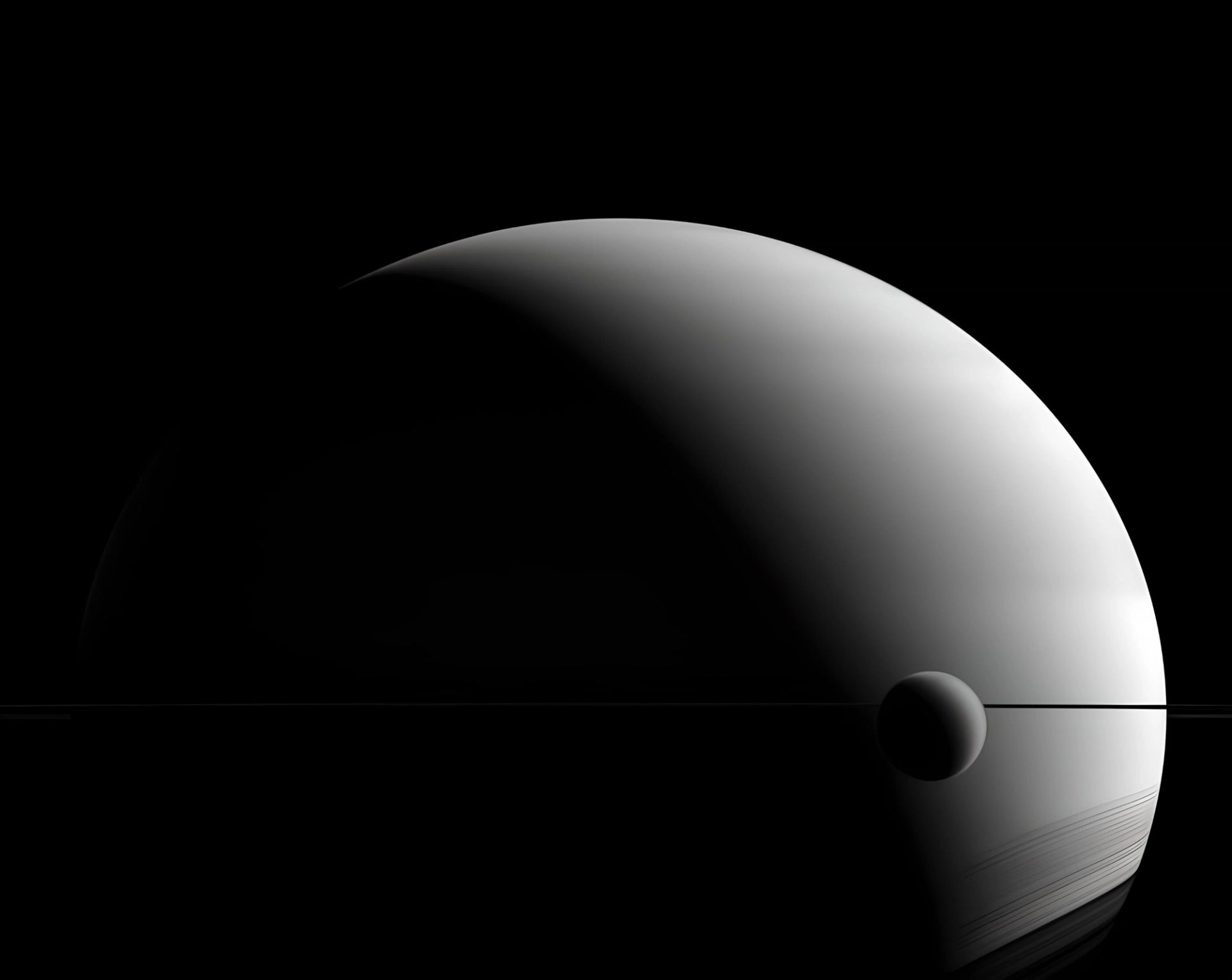 Titan and Saturn