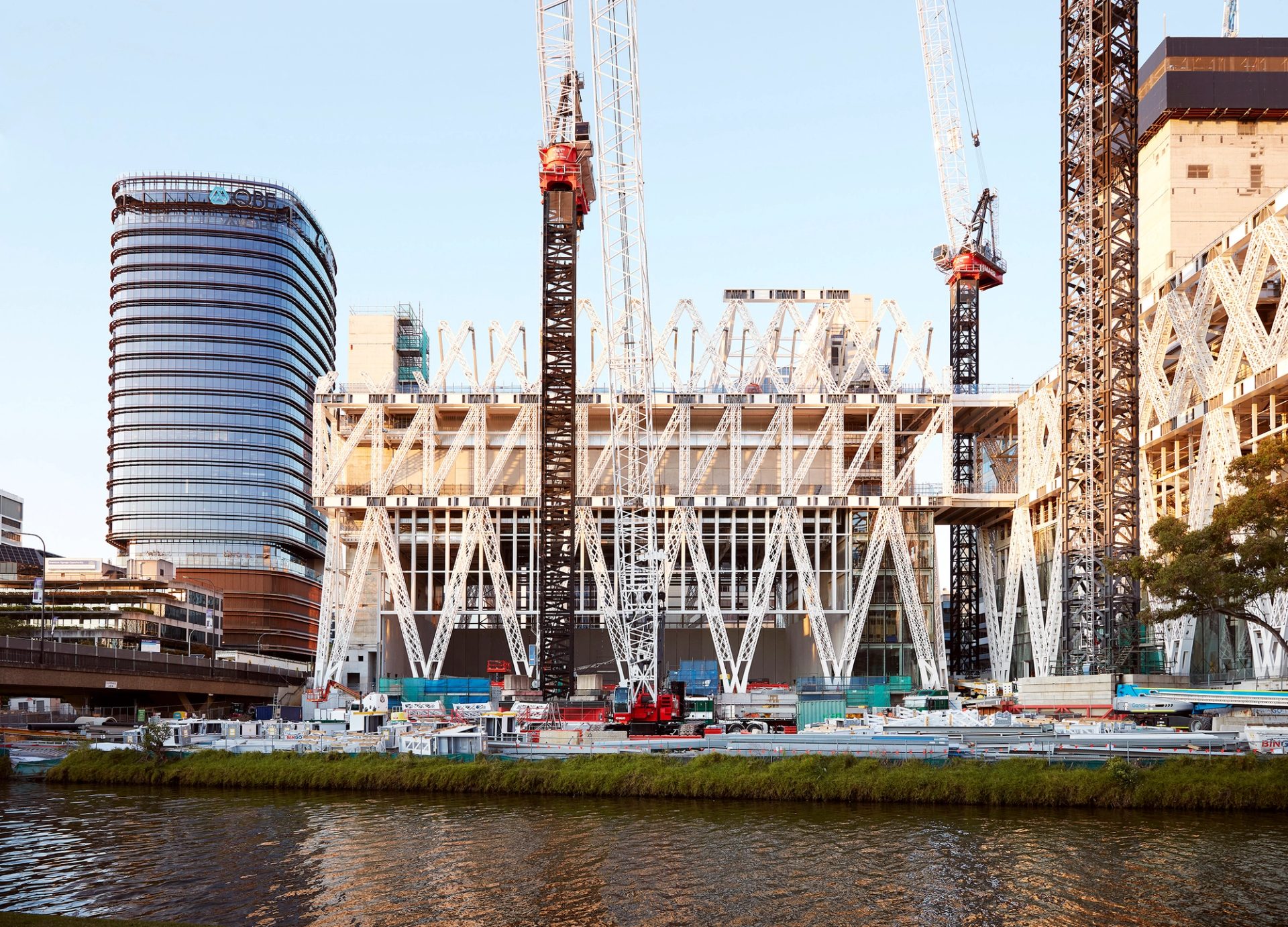 Building under construction.