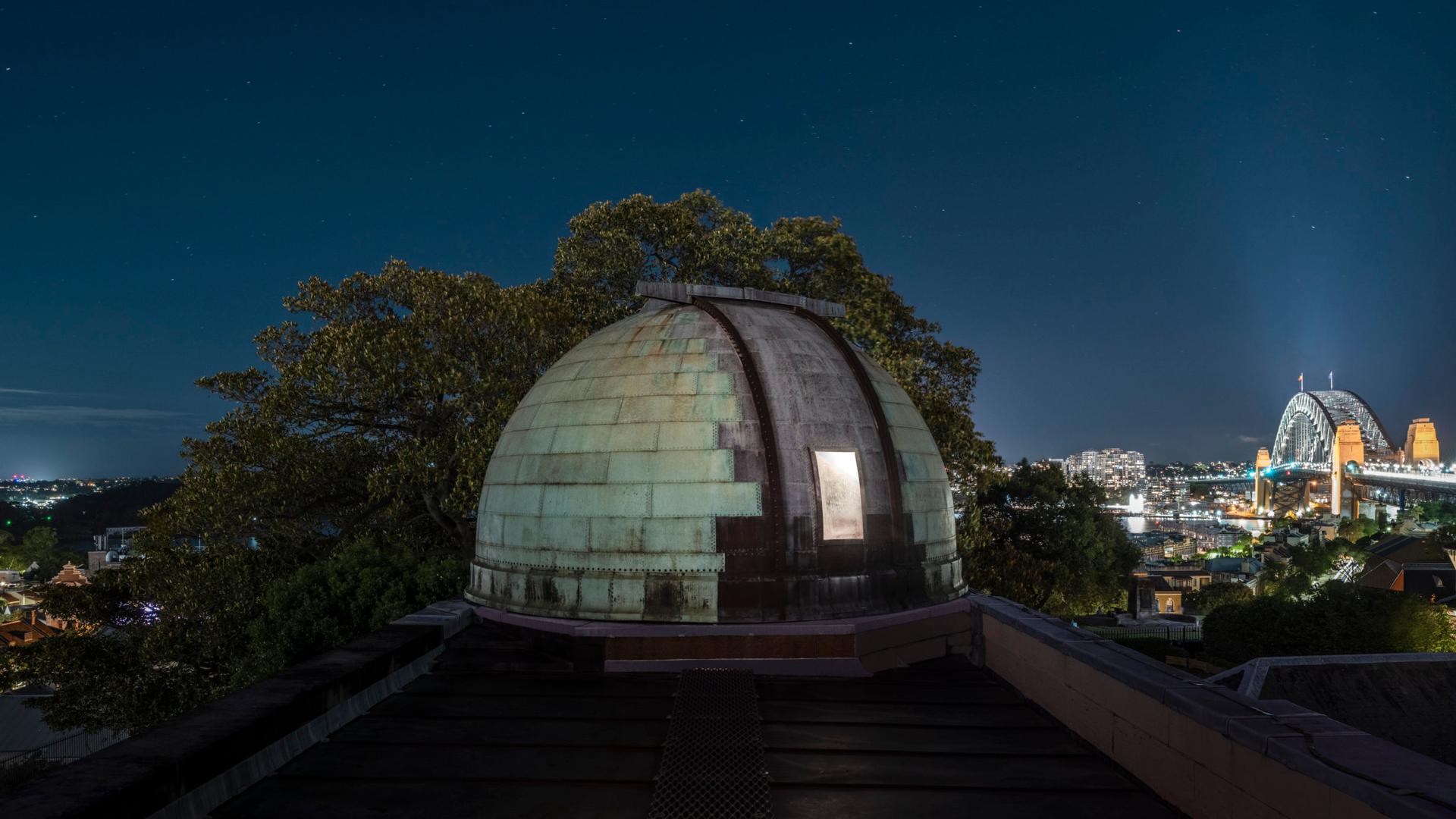 sydney observatory telescope dome,