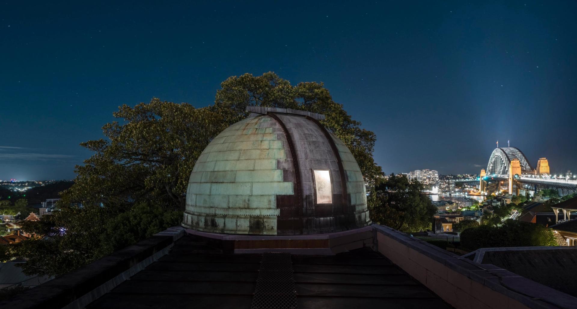 sydney observatory telescope dome,