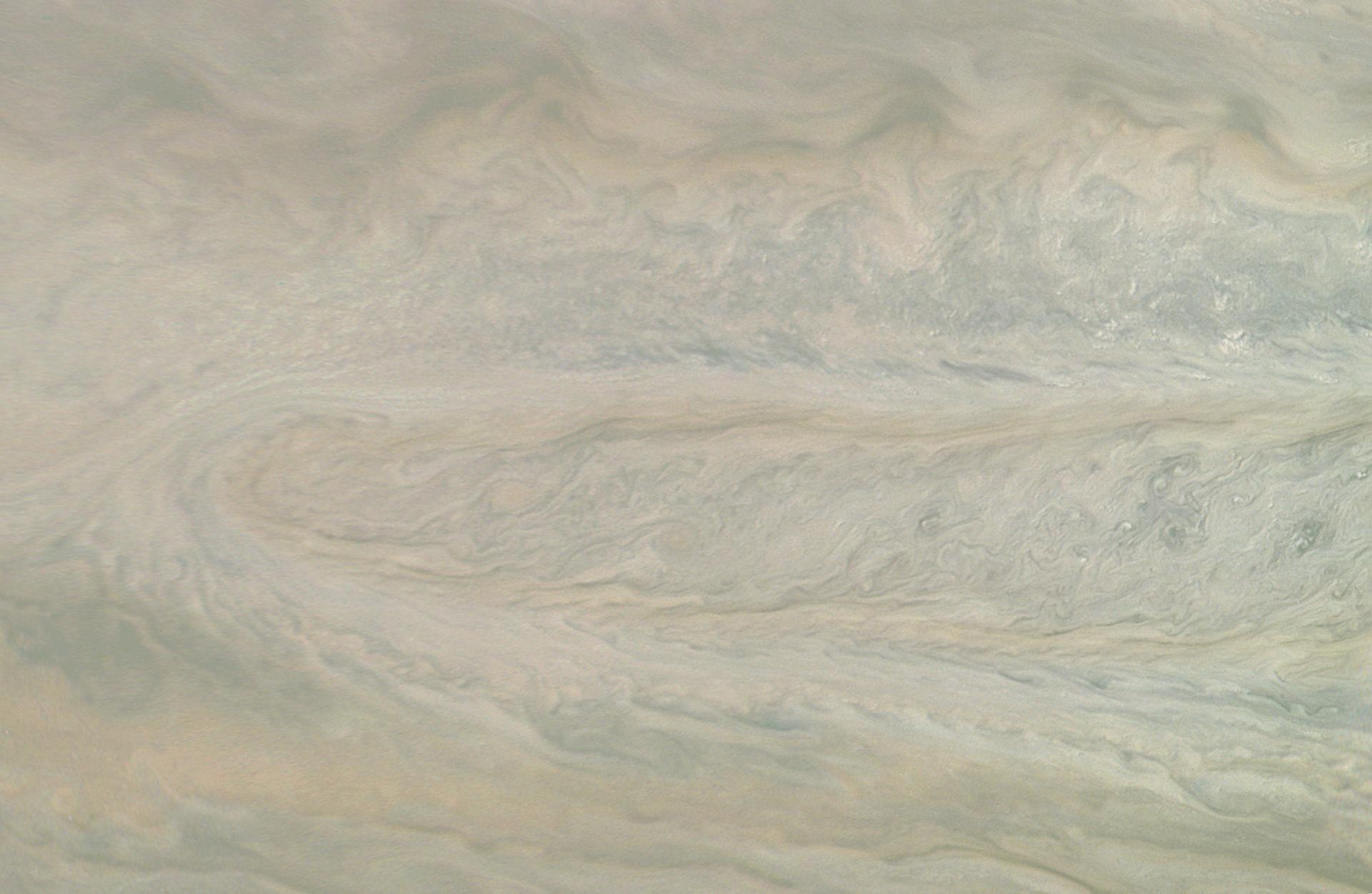 Planetary surface looking ghost like.