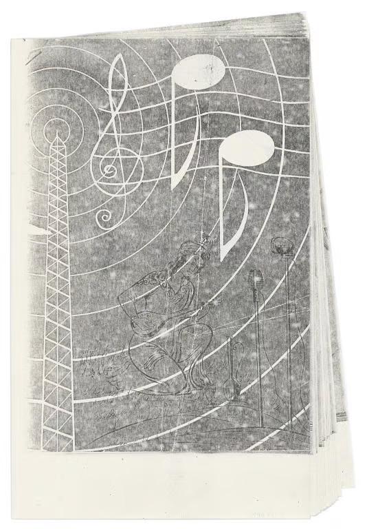 Sheet music (23 pages), accessory for Tar