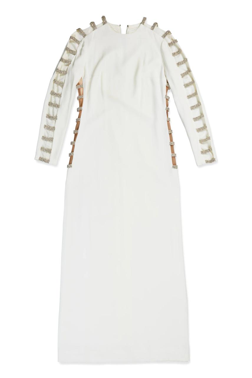 White dress.
