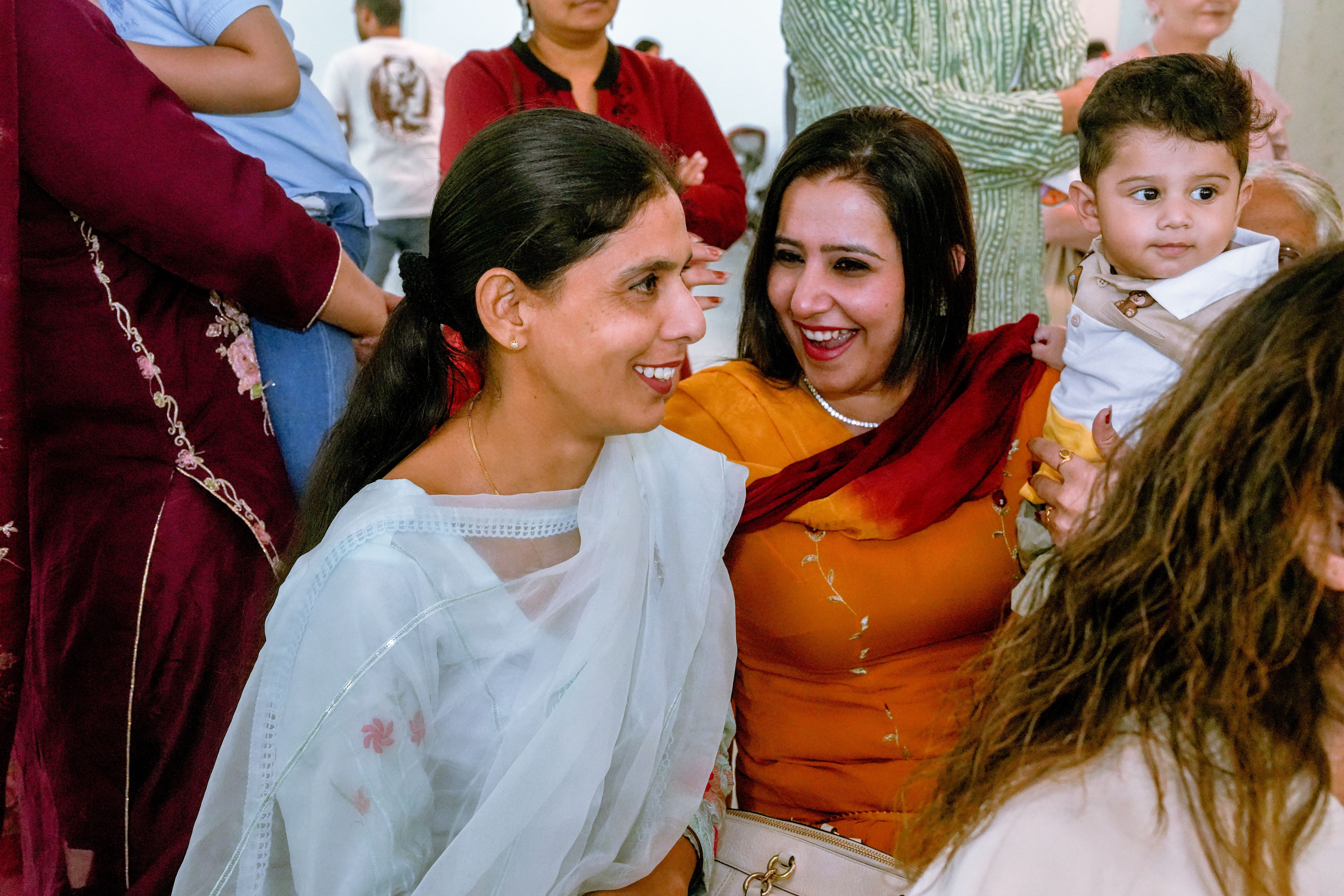 People celebrating Diwali at Powerhouse Castle Hill