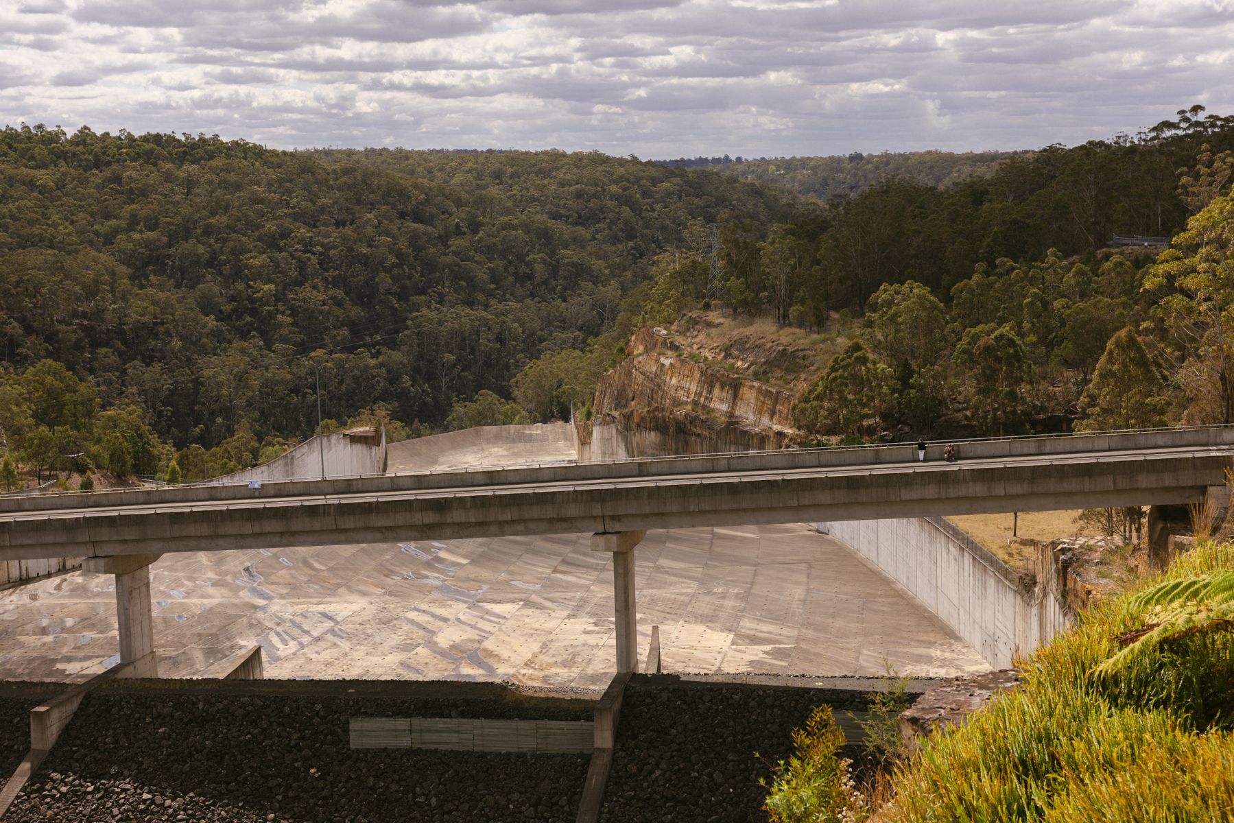 Bridge above the dam