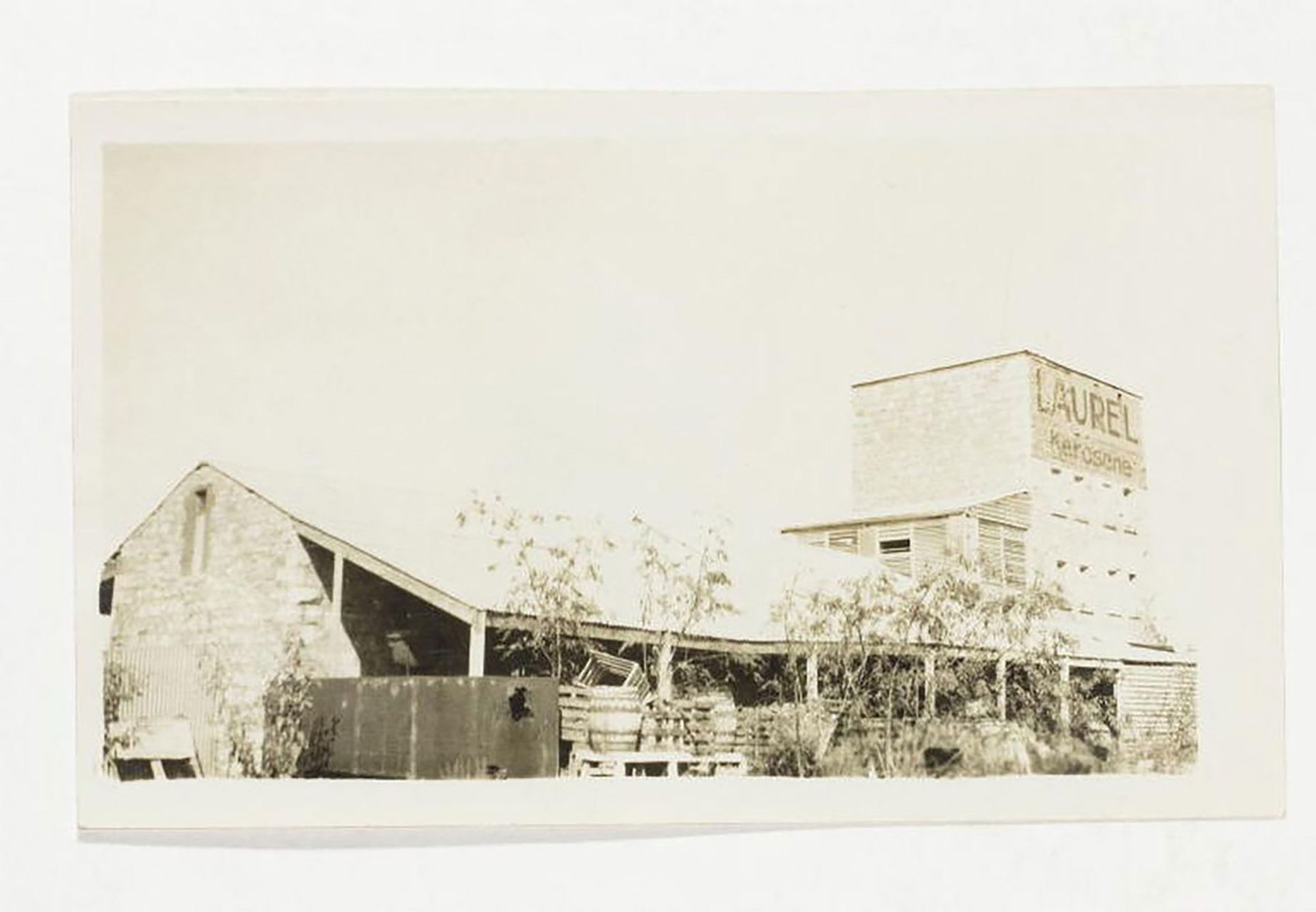 Sepia photograph of Resch Lion Brewery Wilcannia.