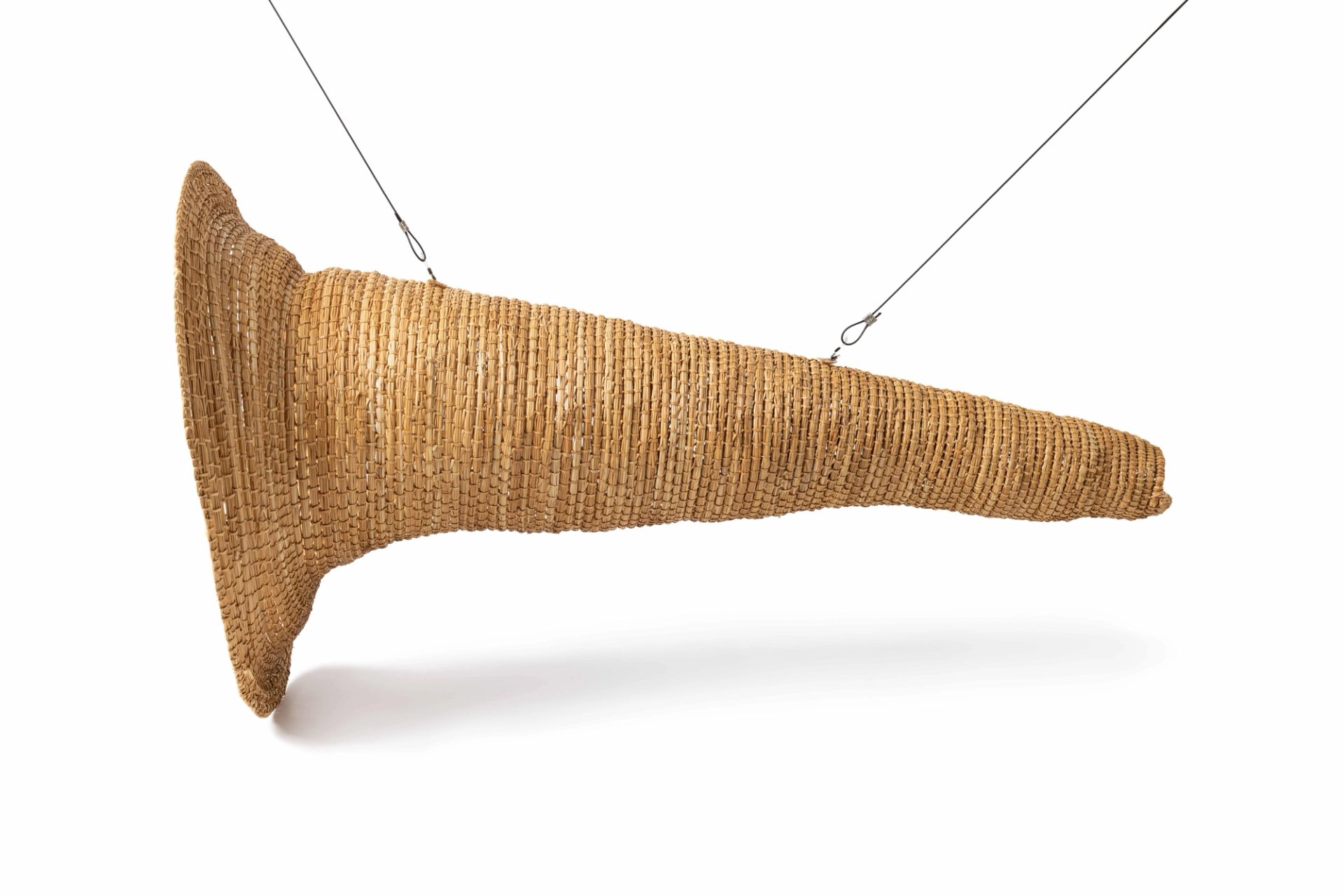 A traditional Indigenous eel trap.