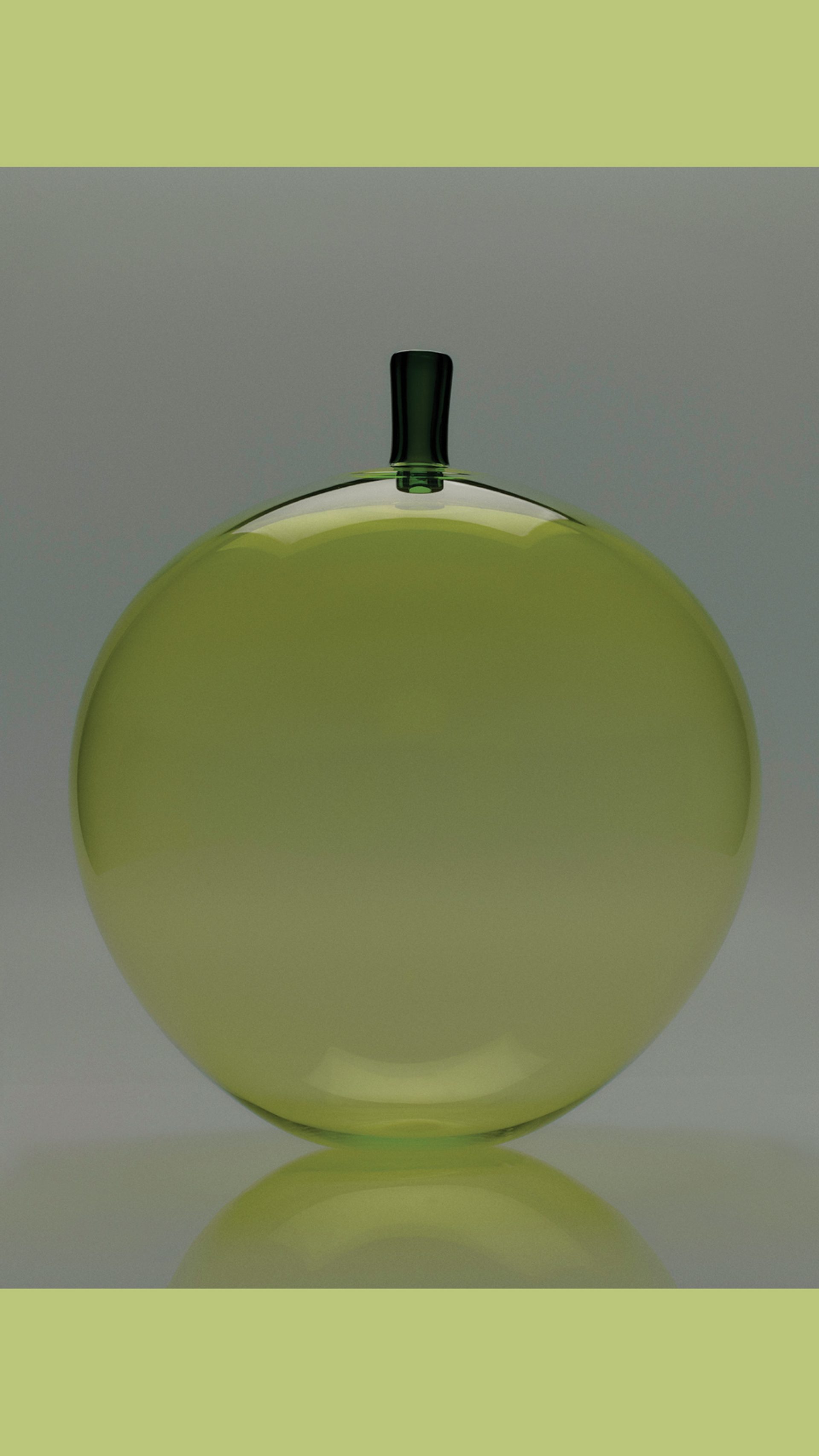 Glass apple