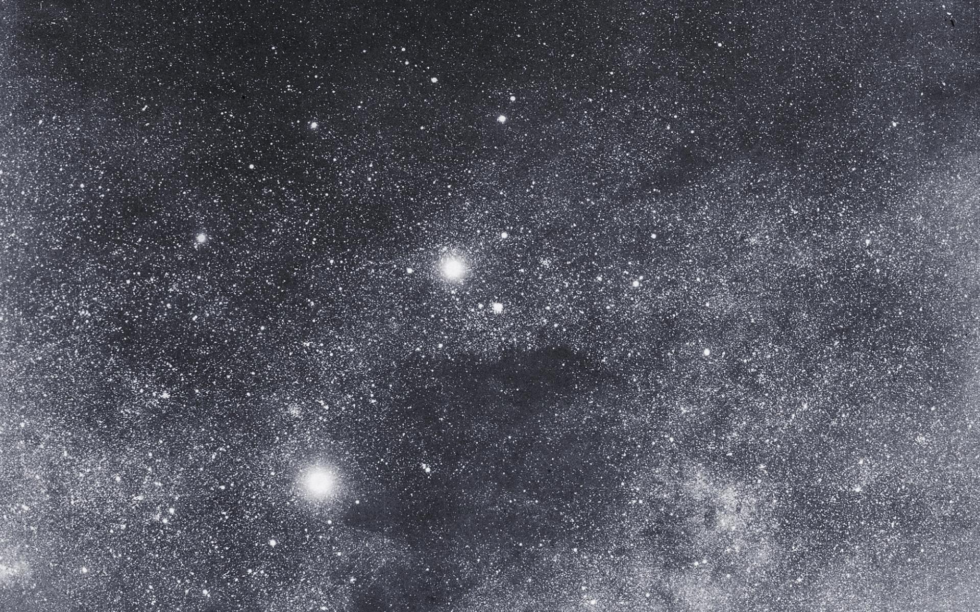 The night sky showing multiple stars