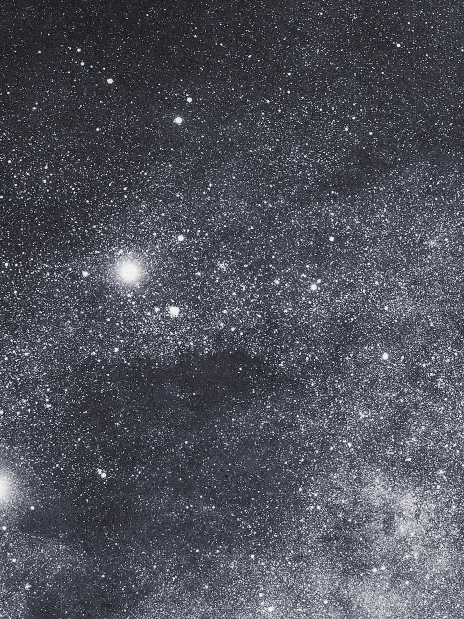 The night sky showing multiple stars