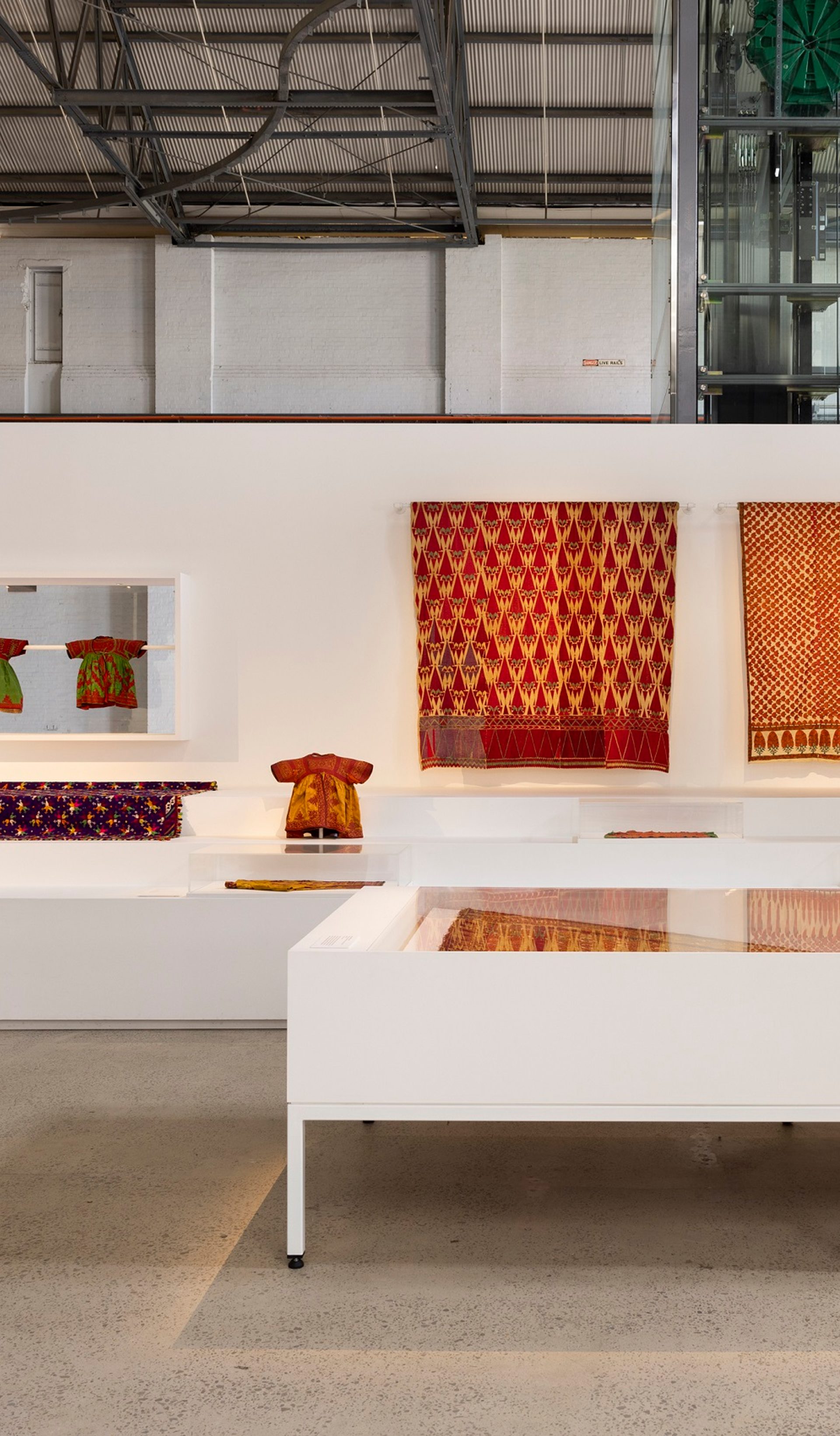 Exhibition installation of Charkhā and Karghā exhibition