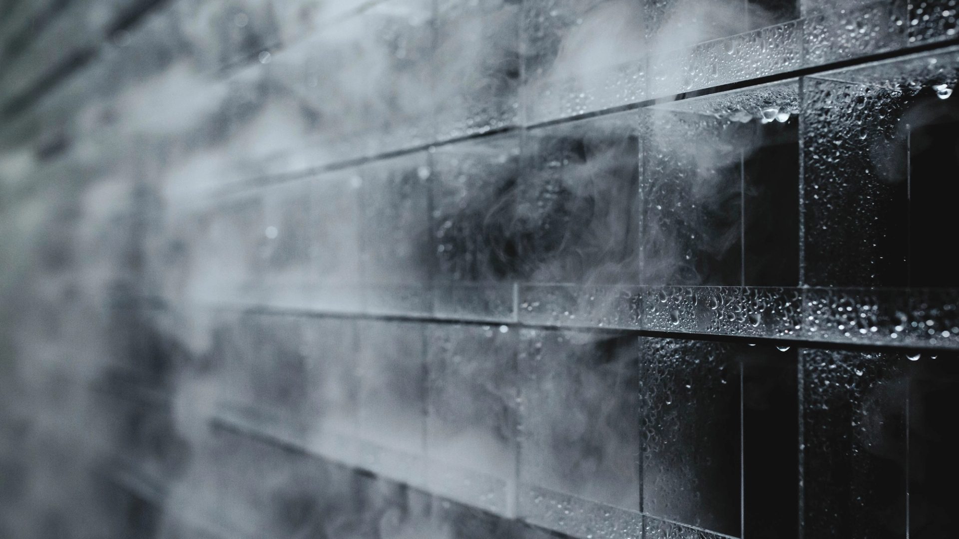 misty vertical squares