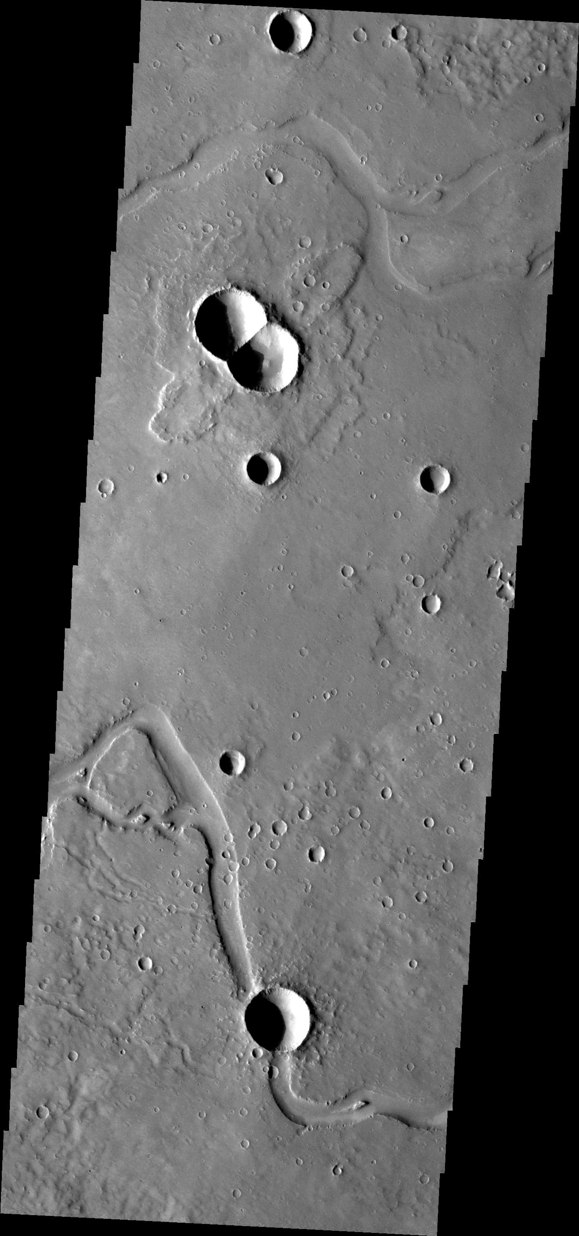 Detail black and white image of moon crater