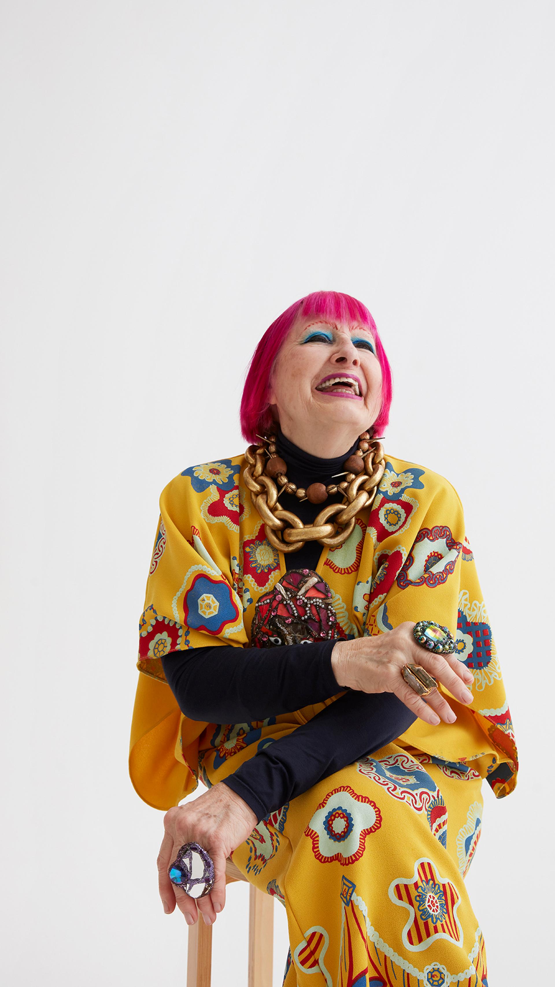portrait of Zandra Rhodes