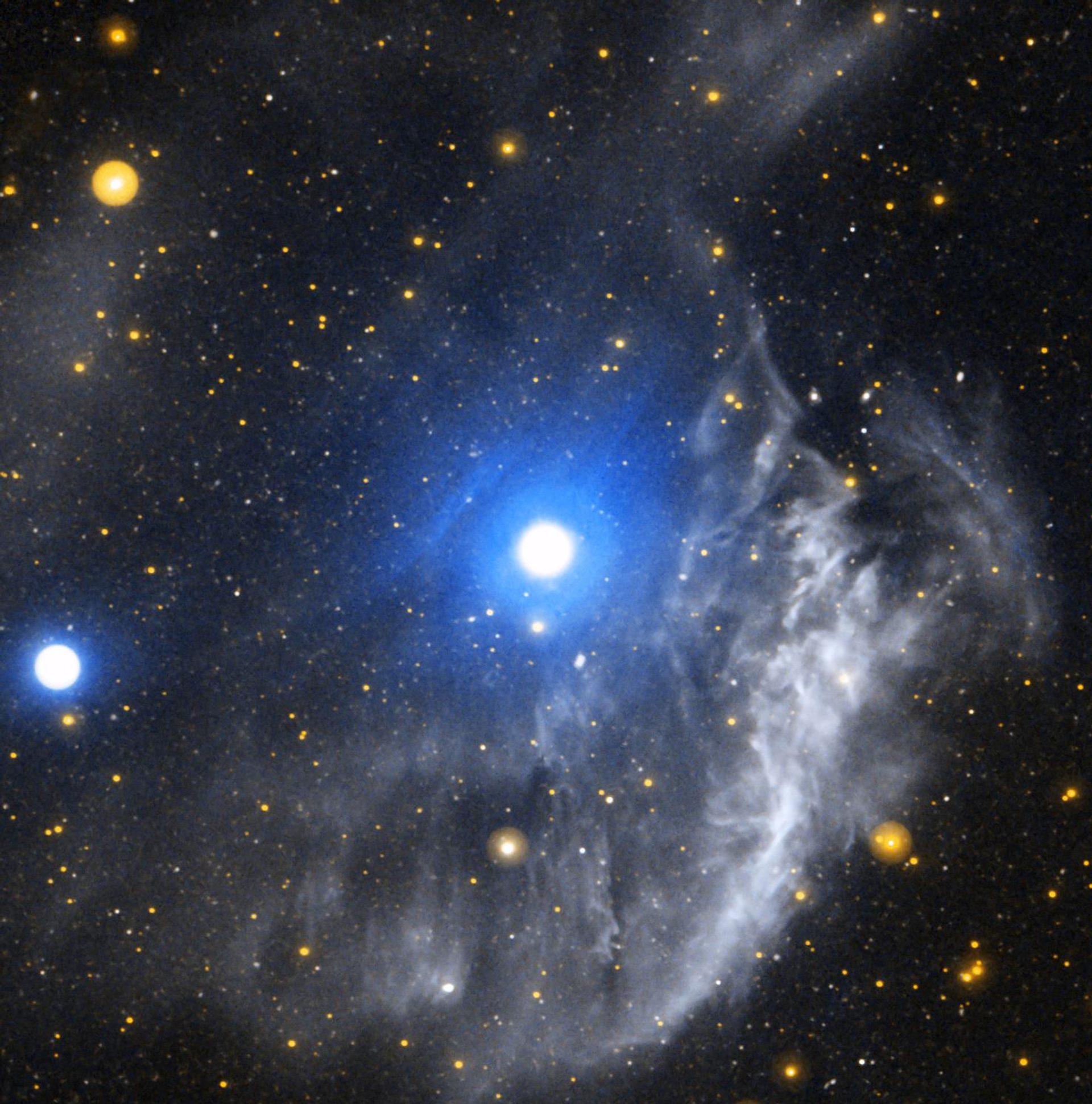 Ultraviolet image of the extended region around the Planetary Nebula