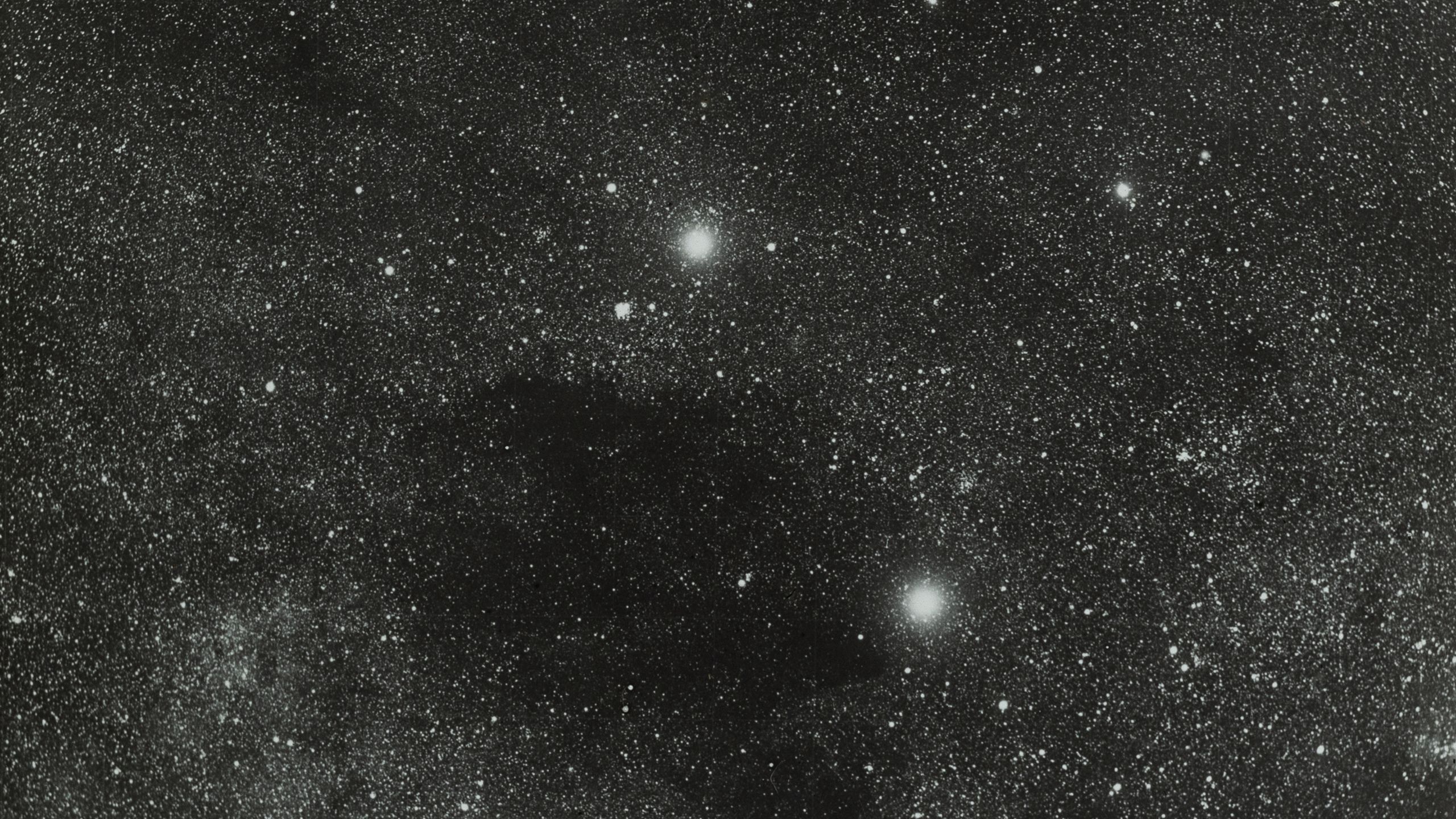 Glass plate slide, Southern Cross & coal sack