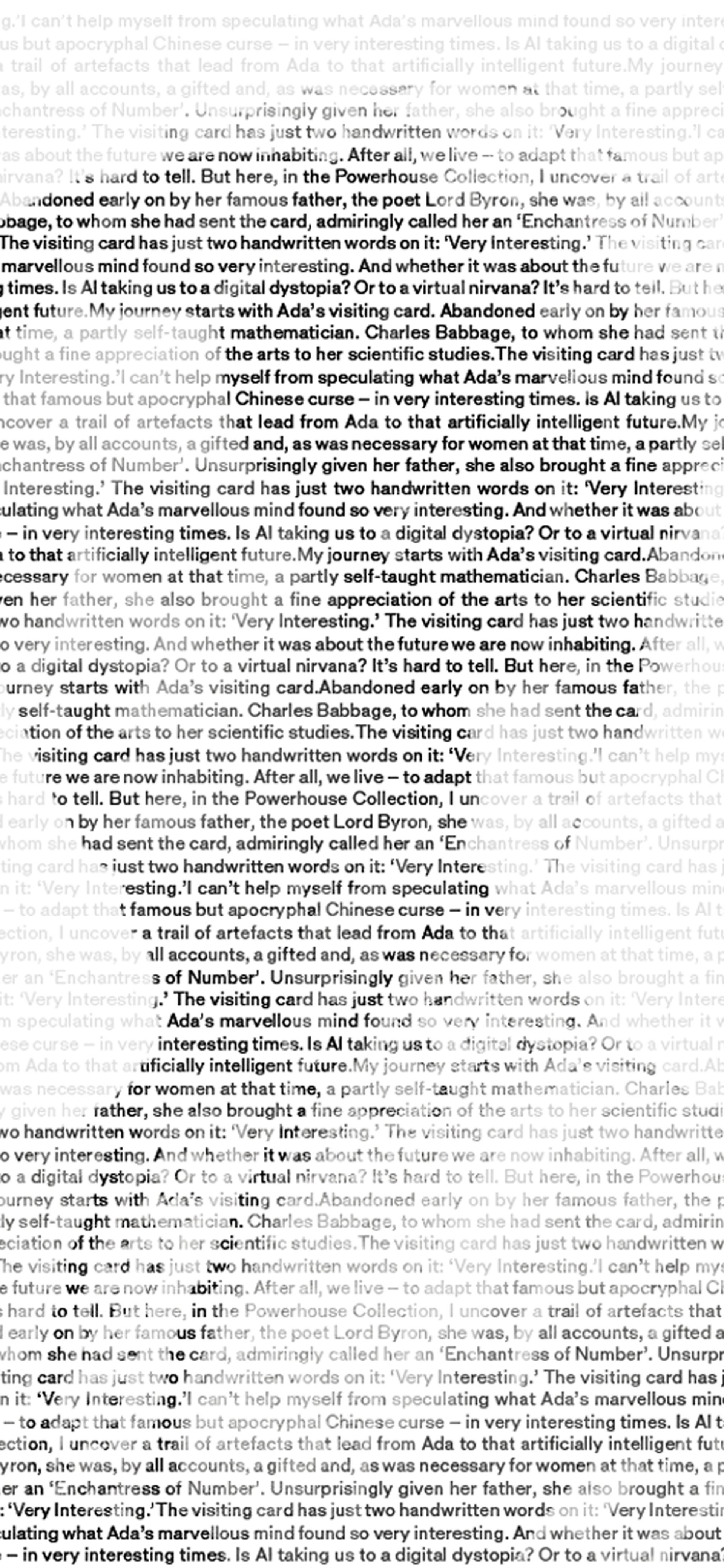 The Universal Machine: Uncovering Ada’s Legacy