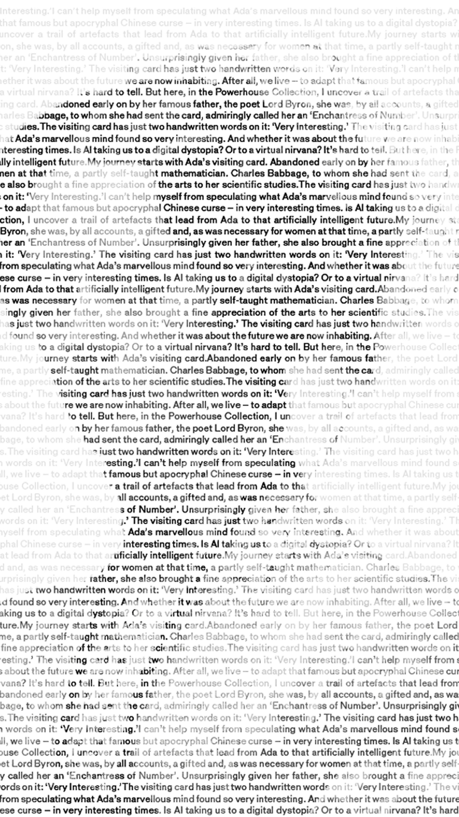 AI generated portrait of Ada Lovelace