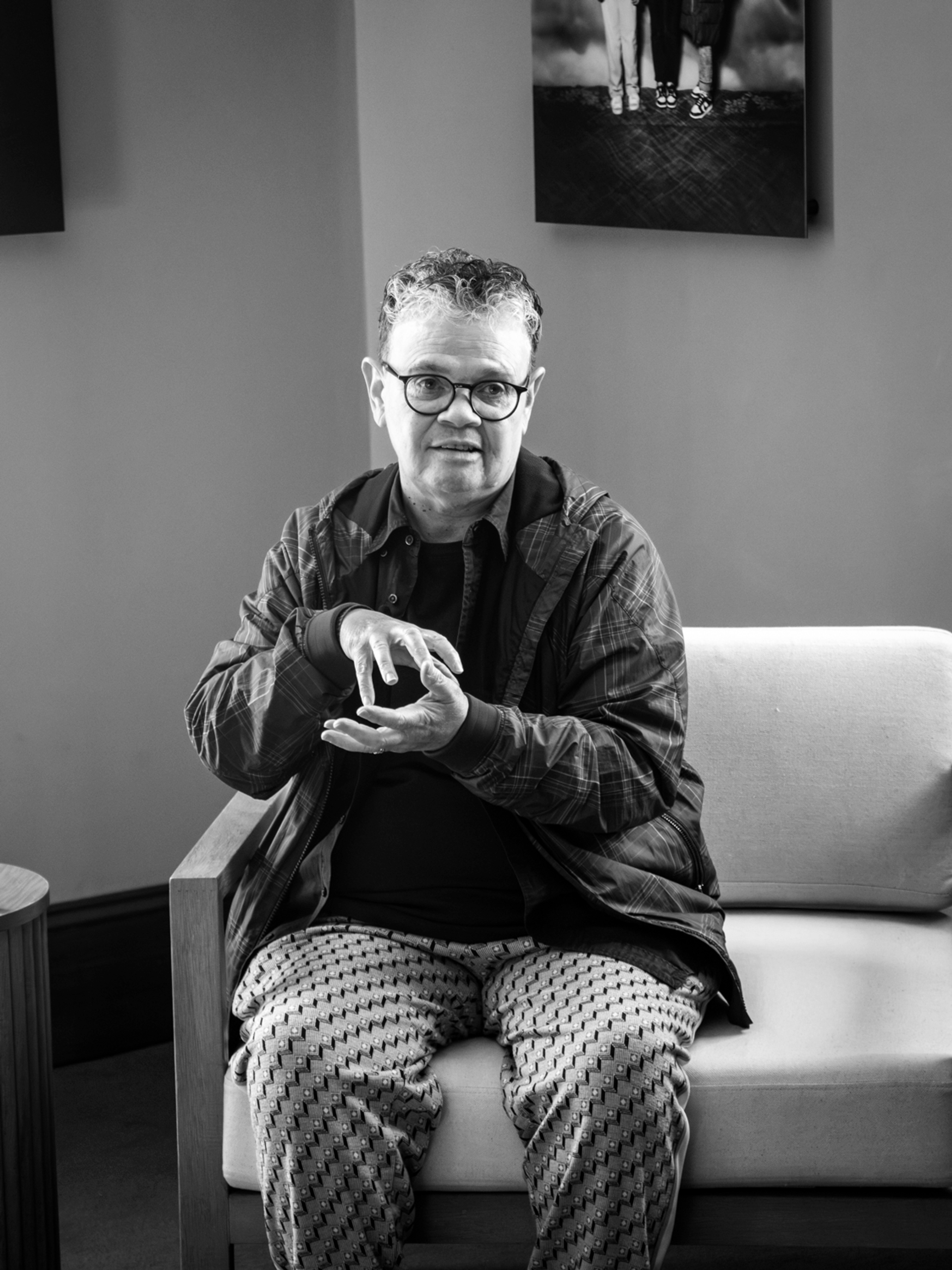 A Gamilaraay Wailwan person in conversation.